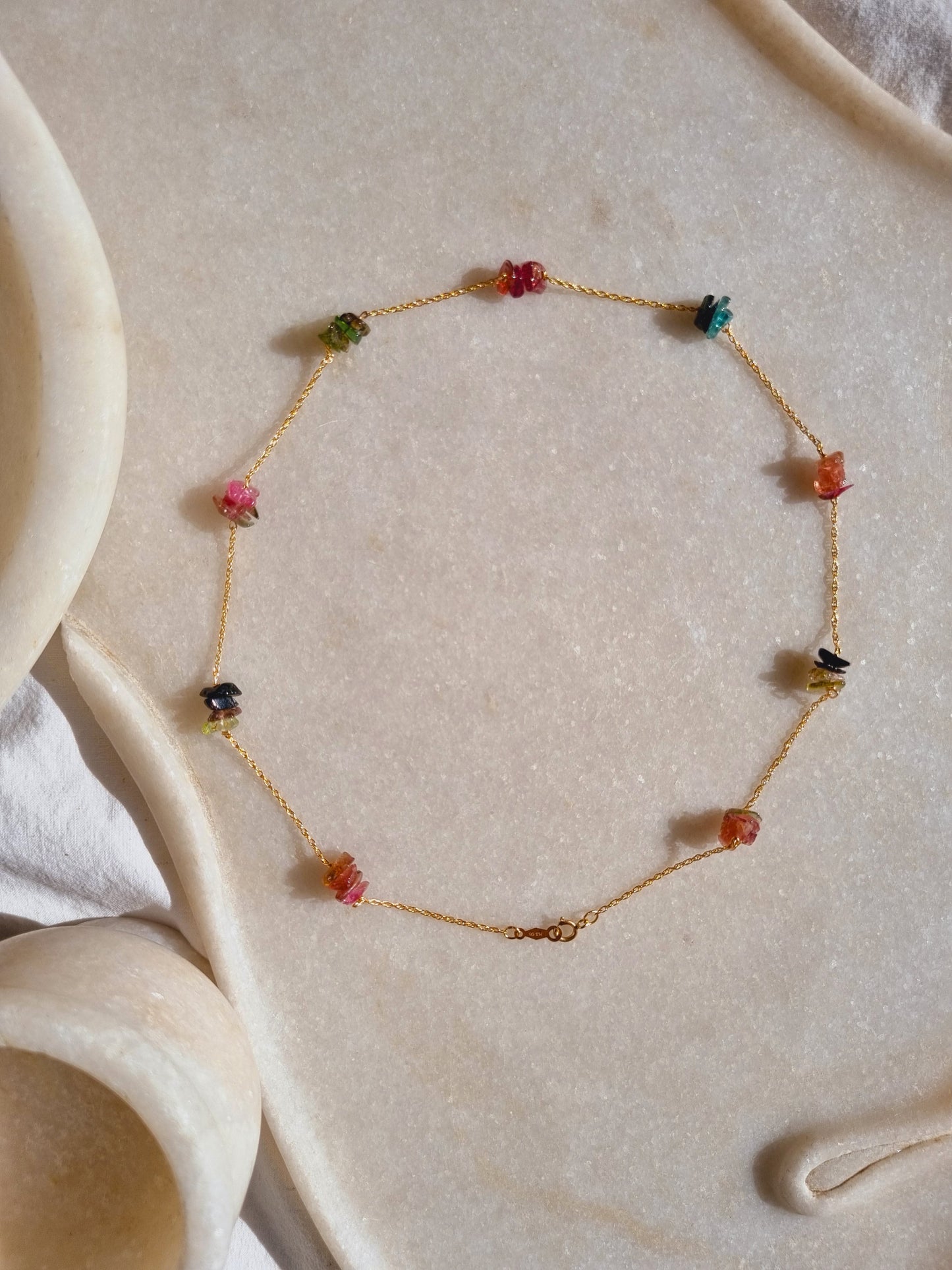 iyet - Tourmaline uncut choker