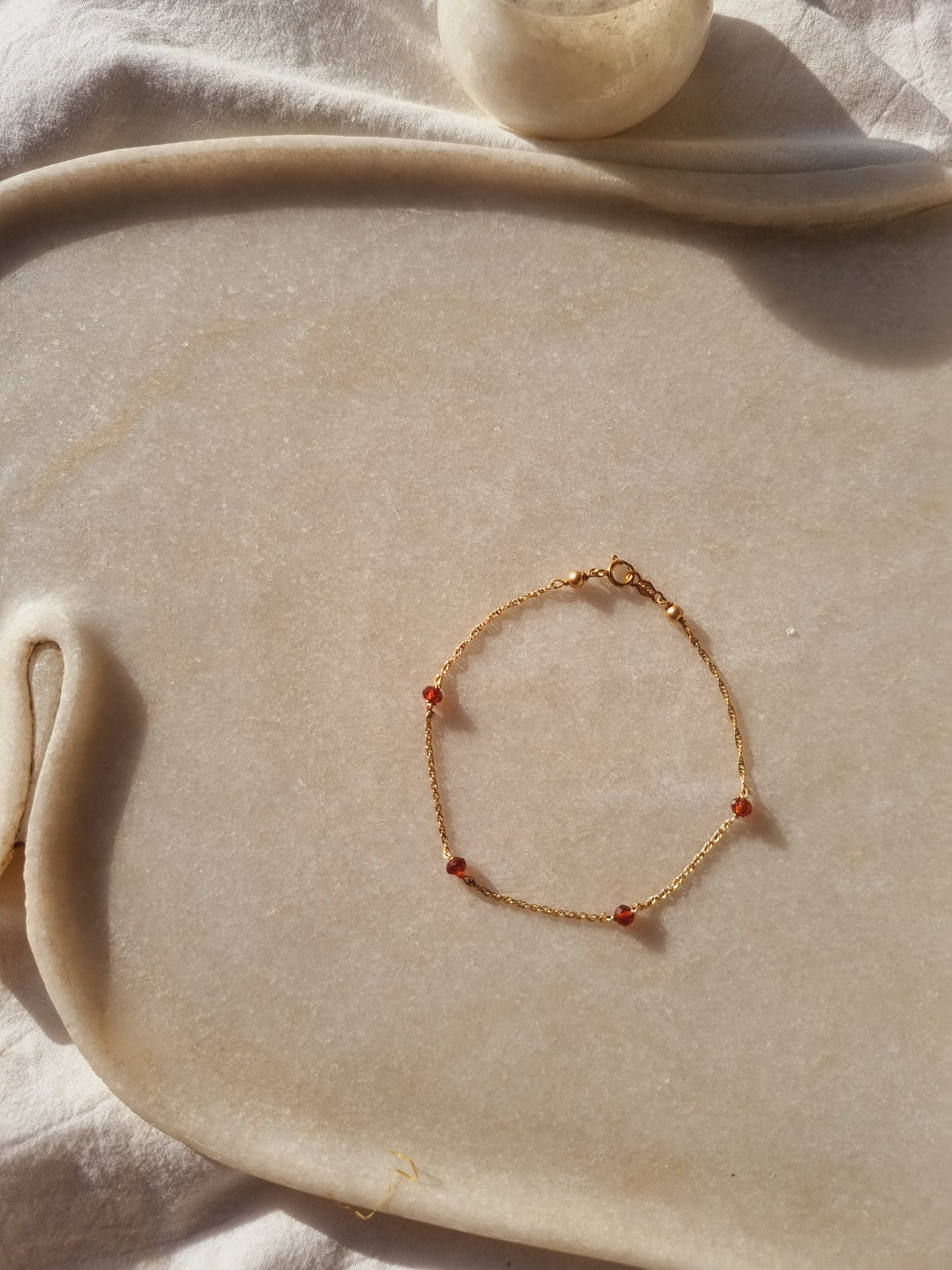 amal - Garnet Baati Bracelet