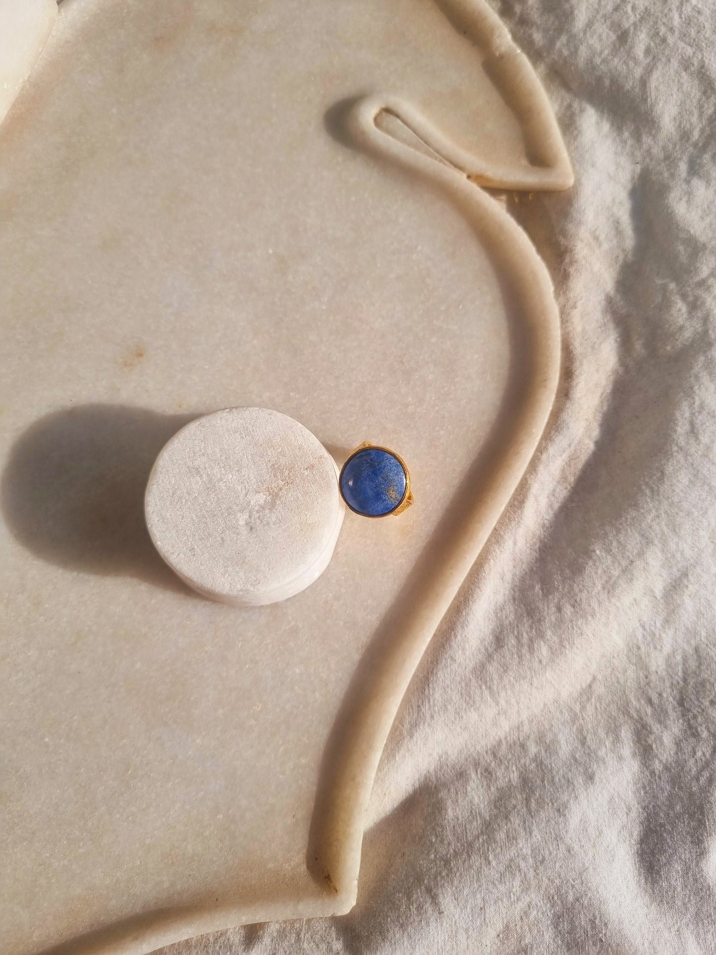 saani - Lapis Lazuli Saturn Ring