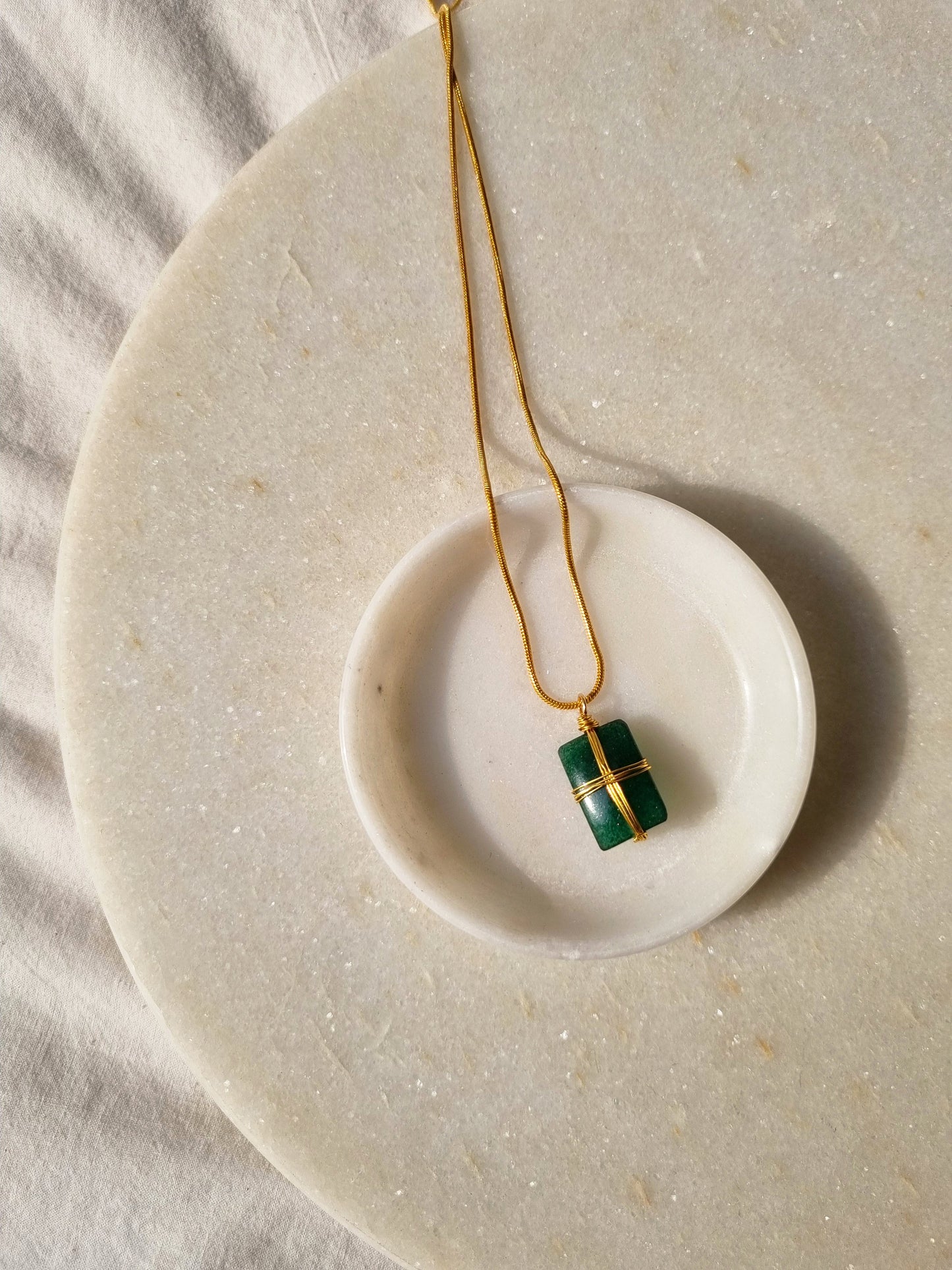 racana - Green Aventurine Men's Pendant