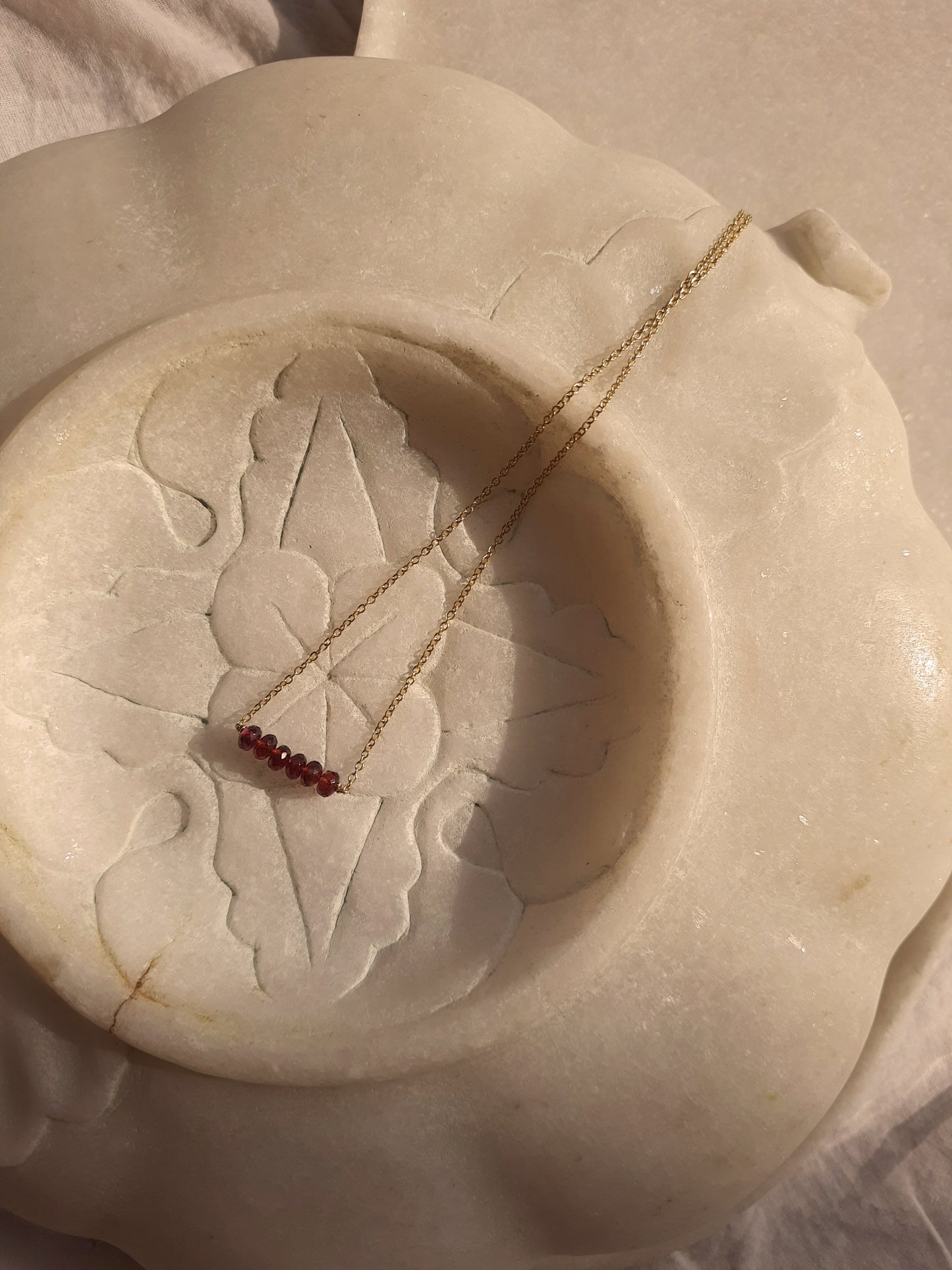 antilae - Garnet Baati Bar Pendant