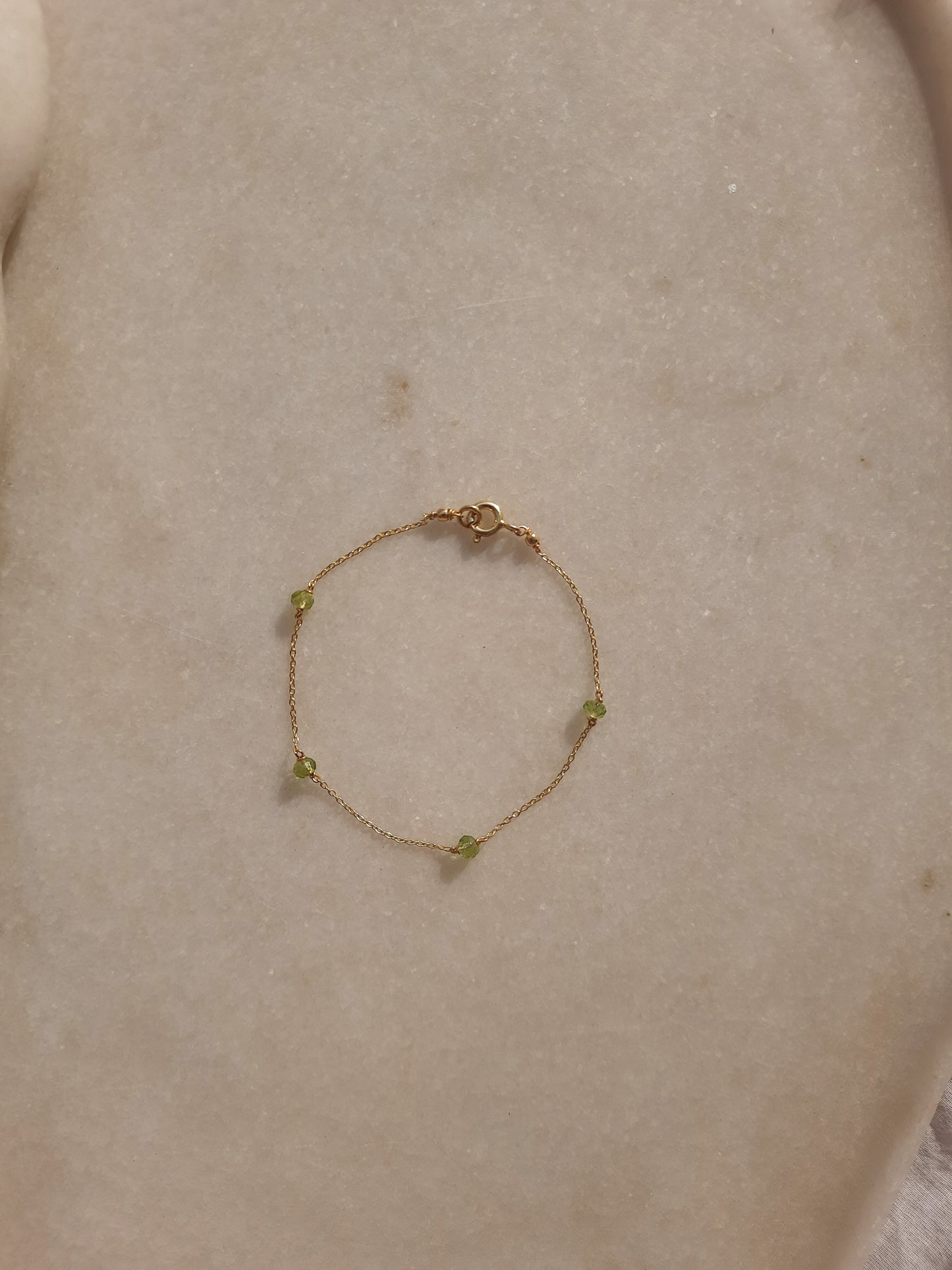 amal - Peridot Baati Bracelet