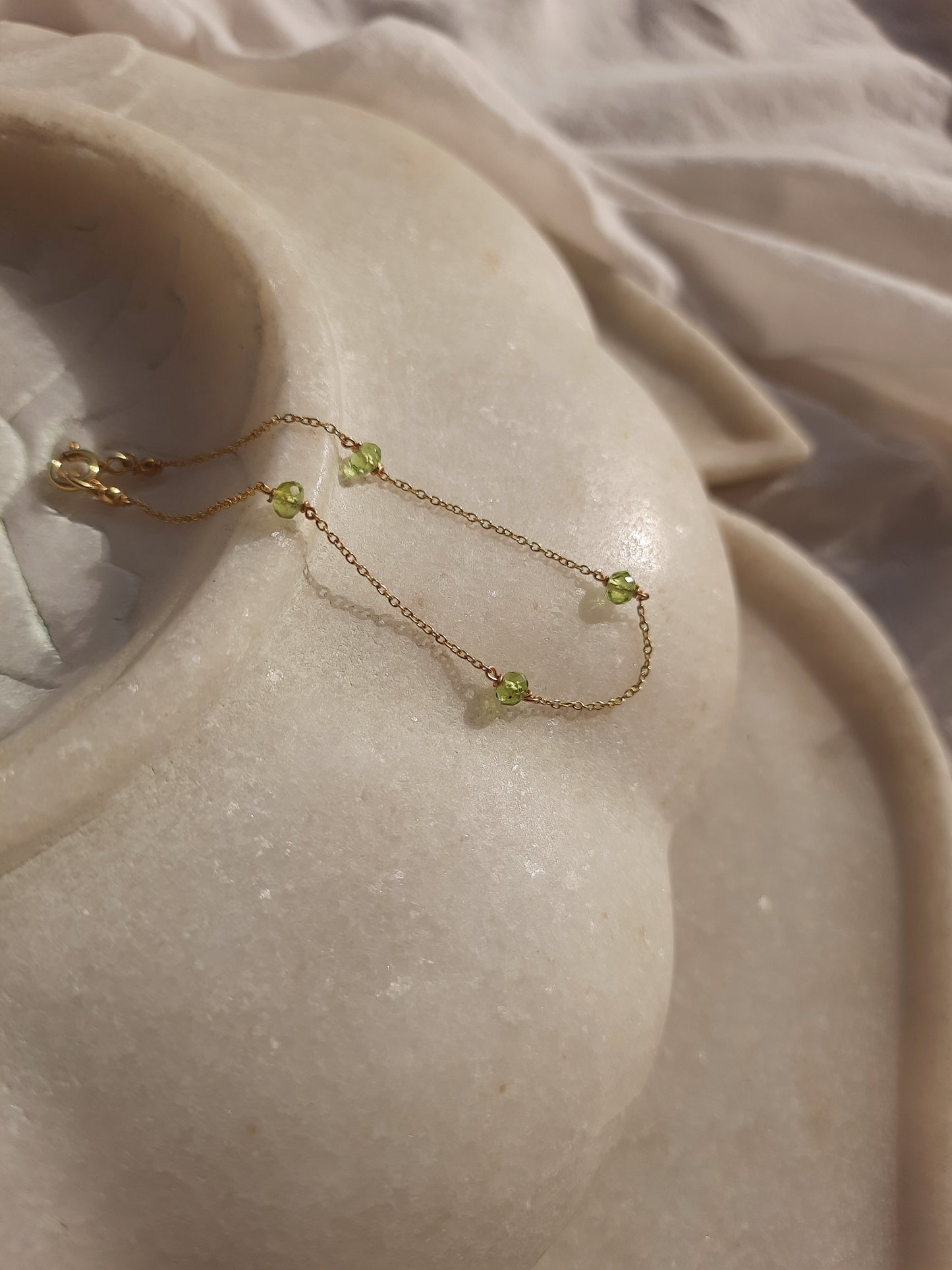 amal - Peridot Baati Bracelet