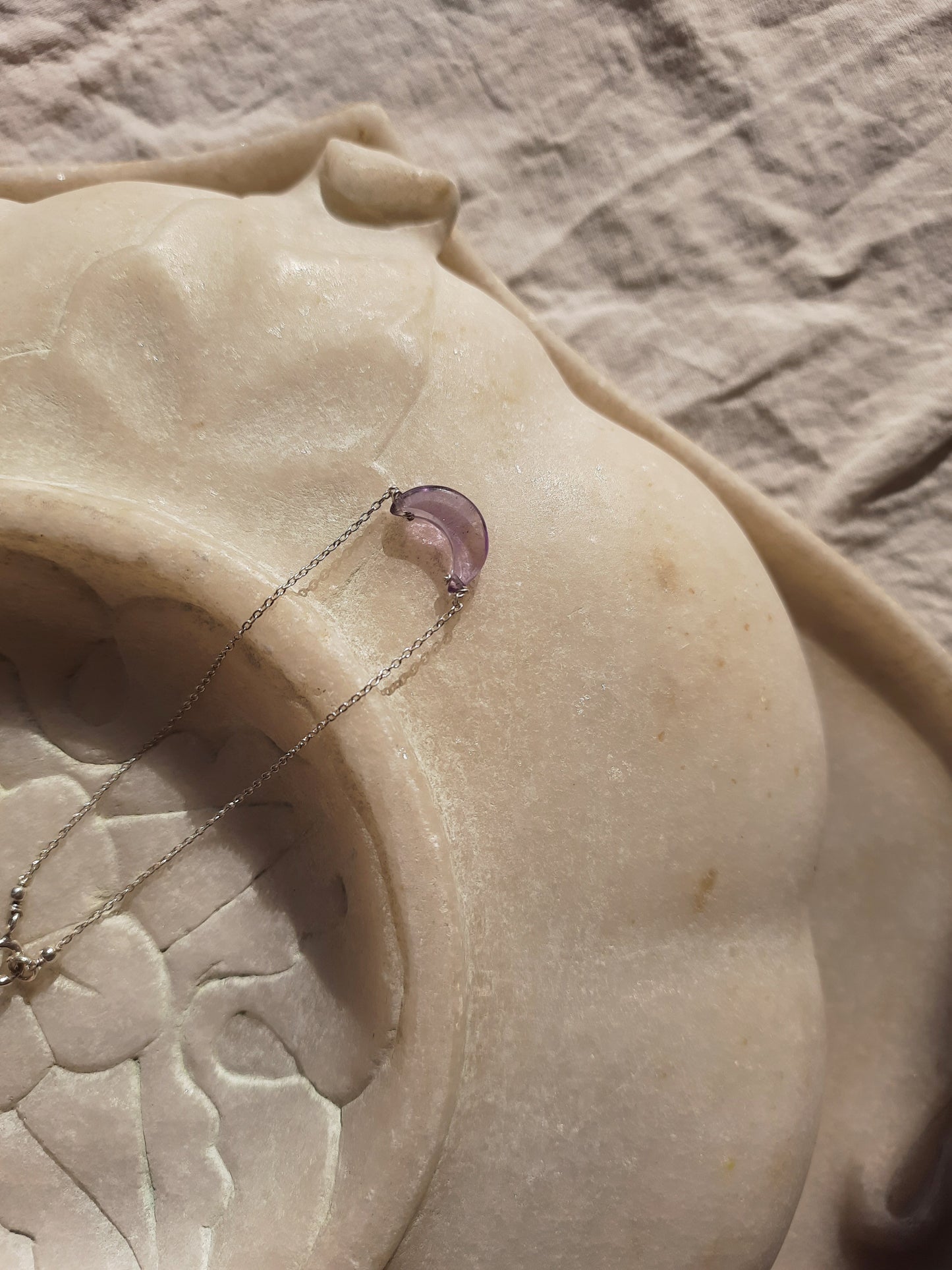 adhvaya - Amethyst Luna Bracelet
