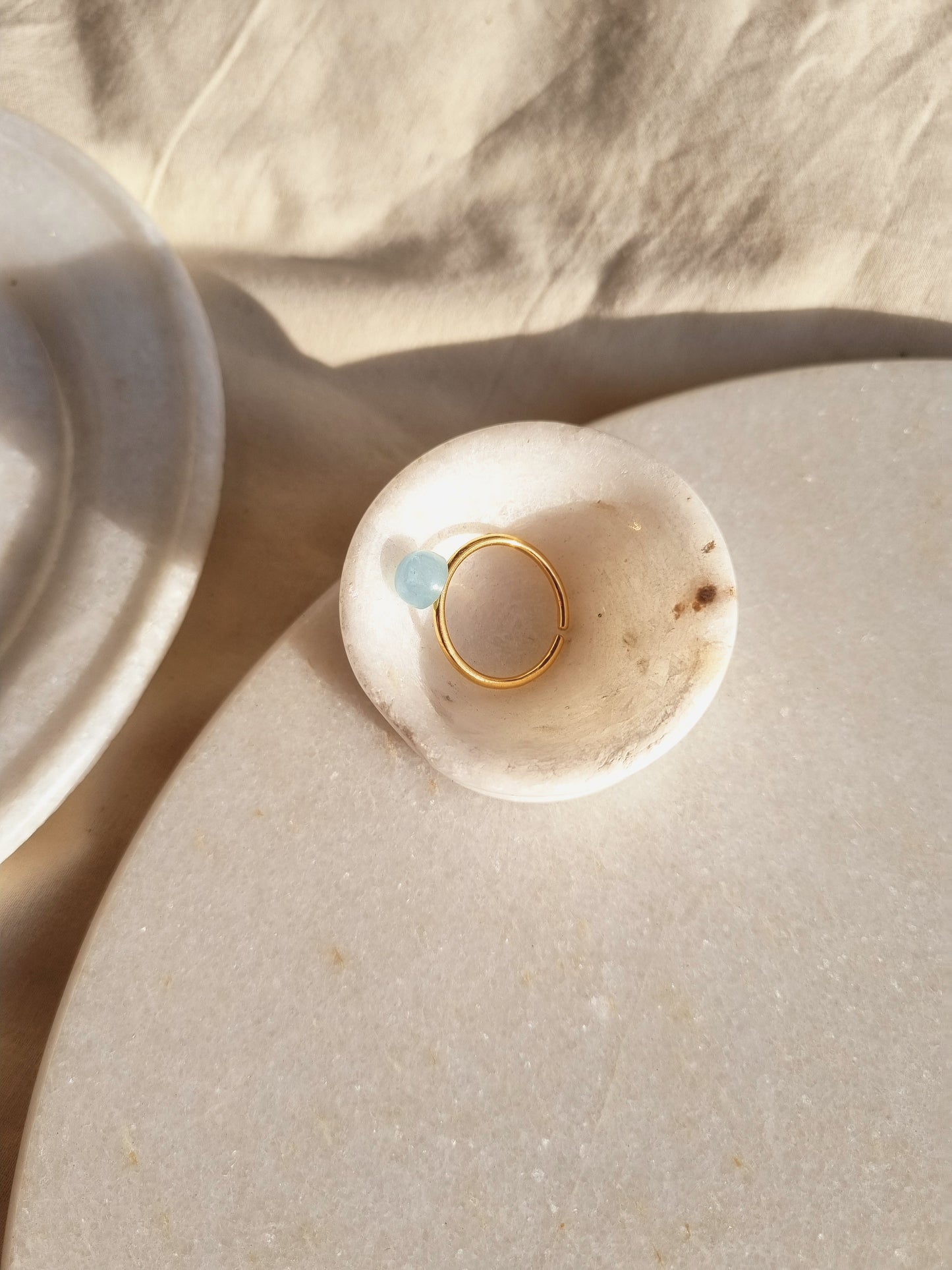 bhumi - Aquamarine Mood Ring
