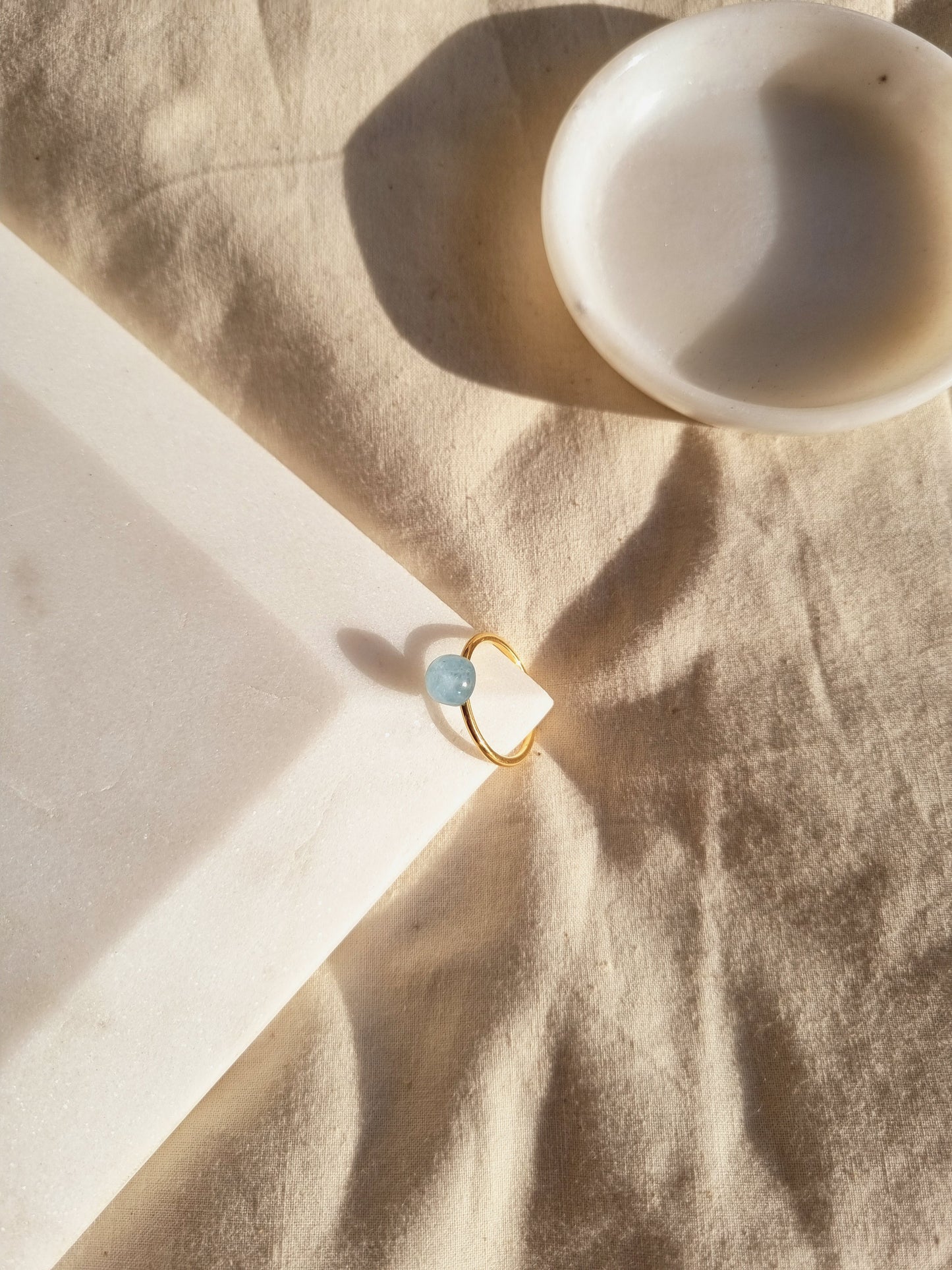 bhumi - Aquamarine Mood Ring