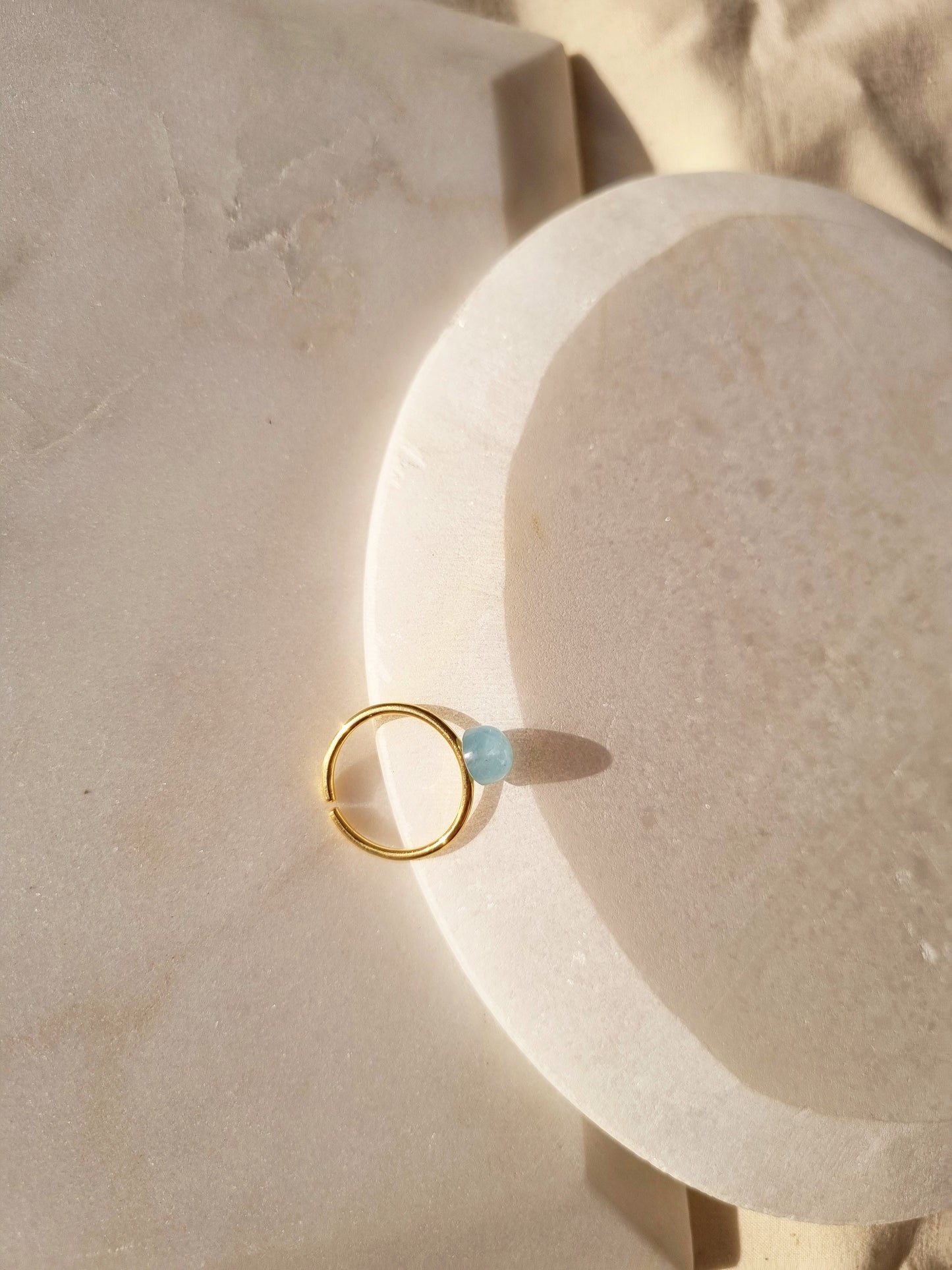 bhumi - Aquamarine Mood Ring