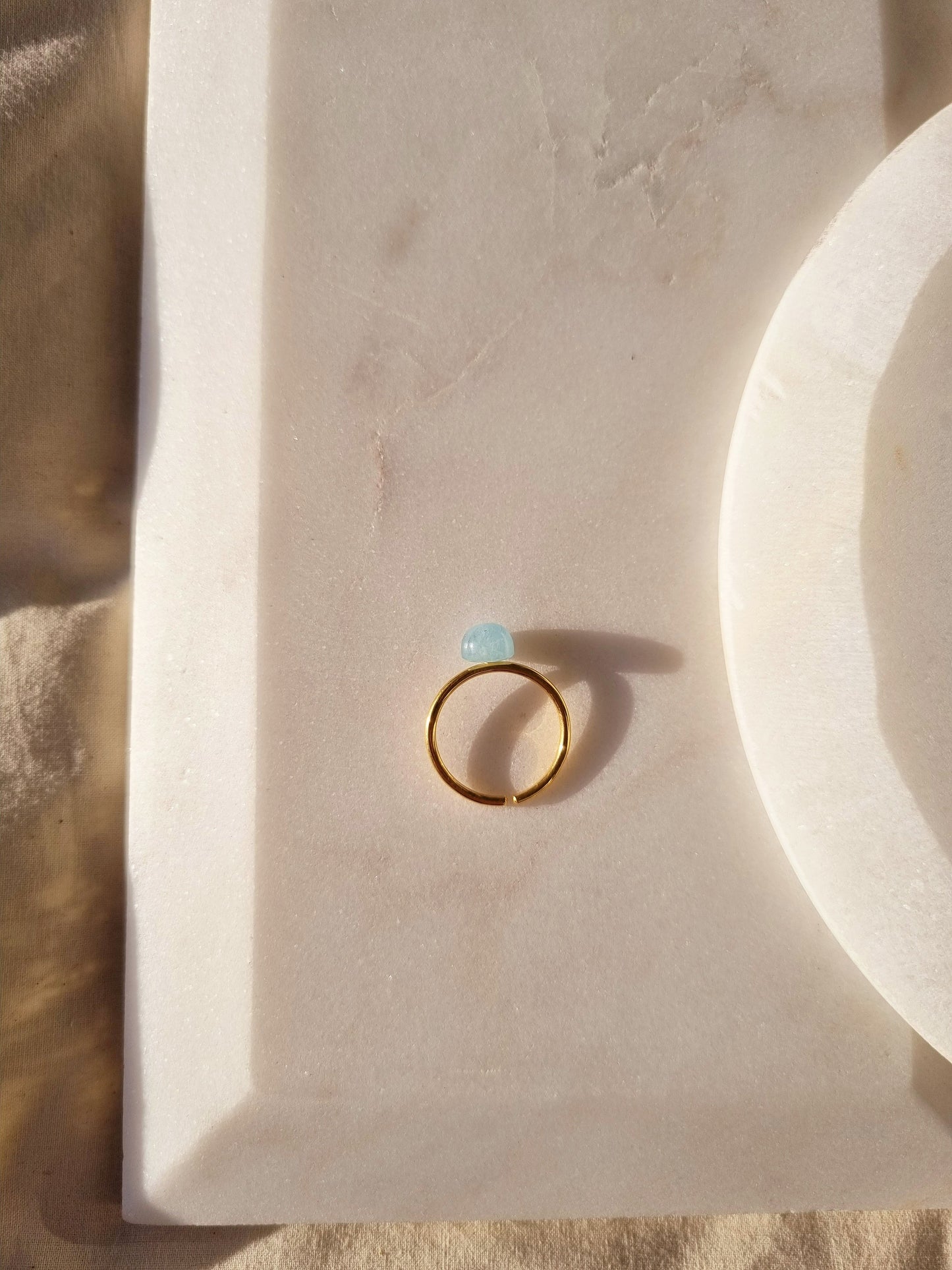 bhumi - Aquamarine Mood Ring