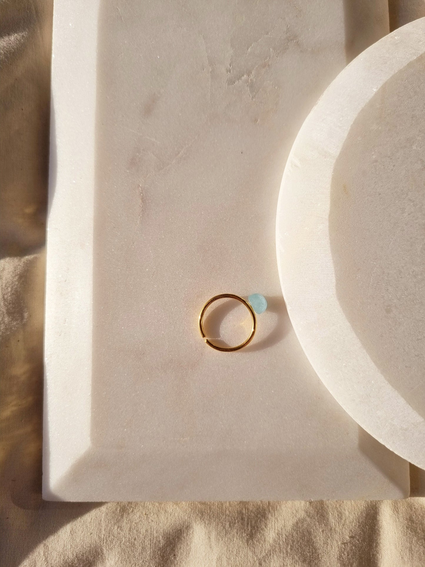 bhumi - Aquamarine Mood Ring