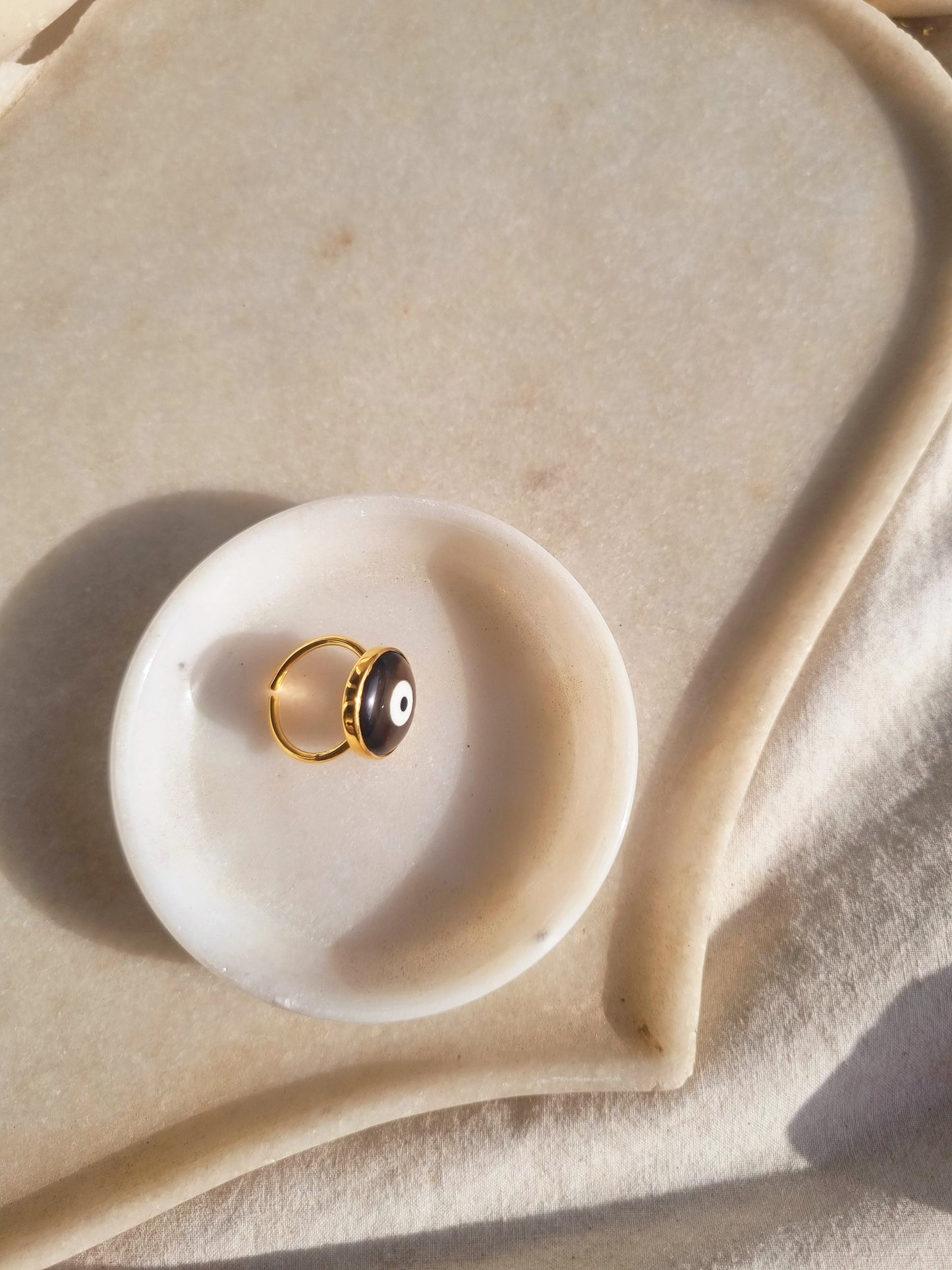 nazra - Brown Evil Eye Ring