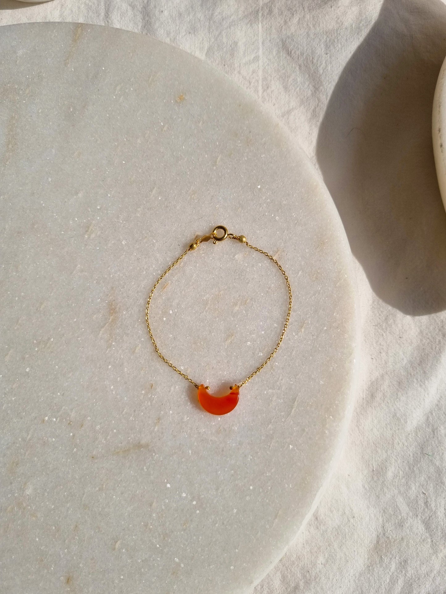 adhvaya - Carnelian Luna Bracelet