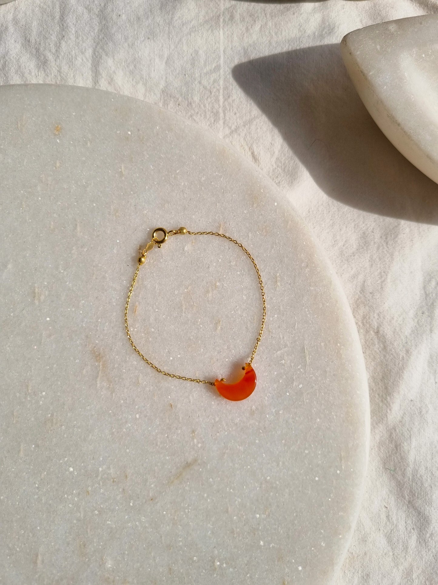 adhvaya - Carnelian Luna Bracelet