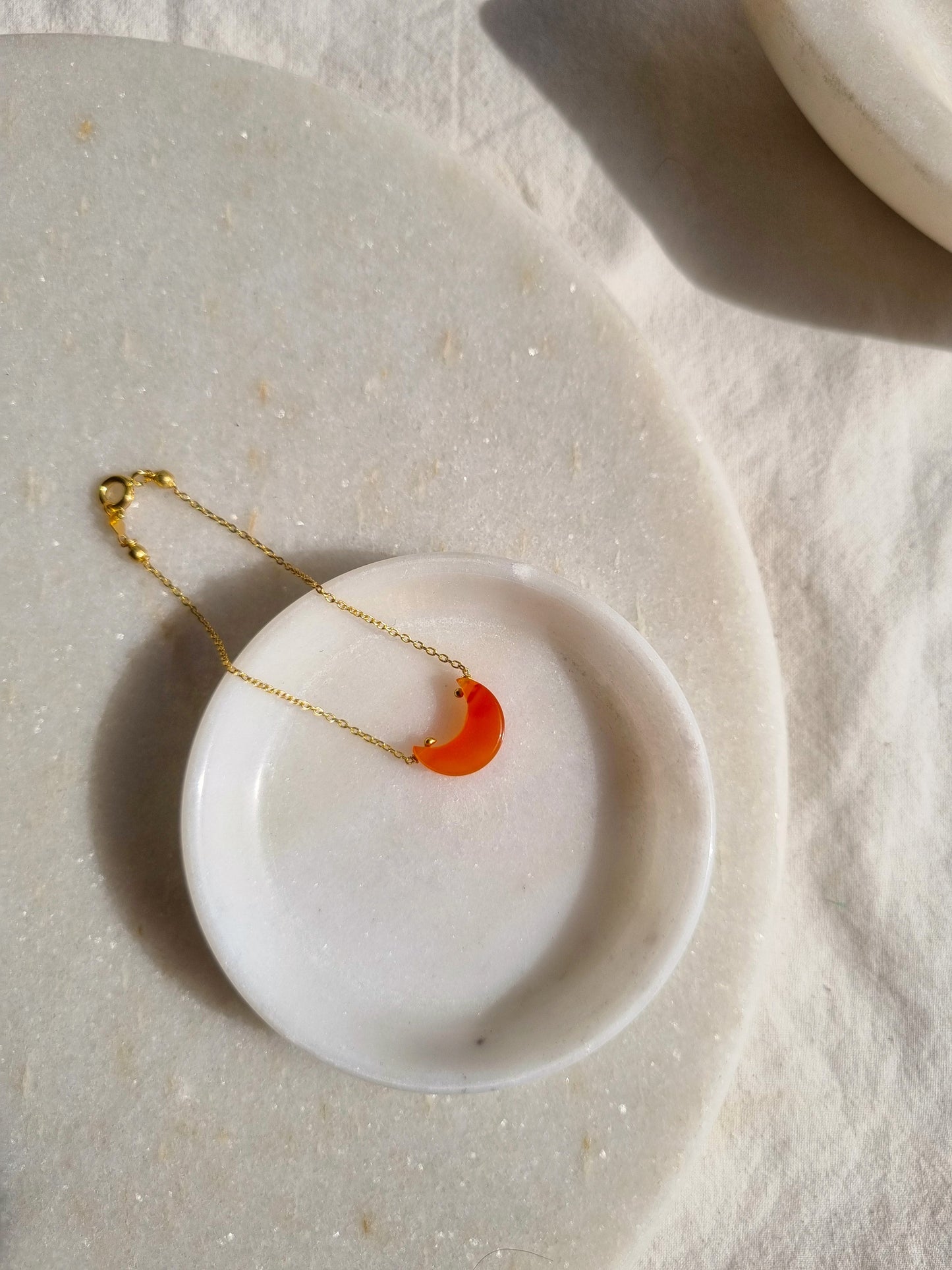 adhvaya - Carnelian Luna Bracelet