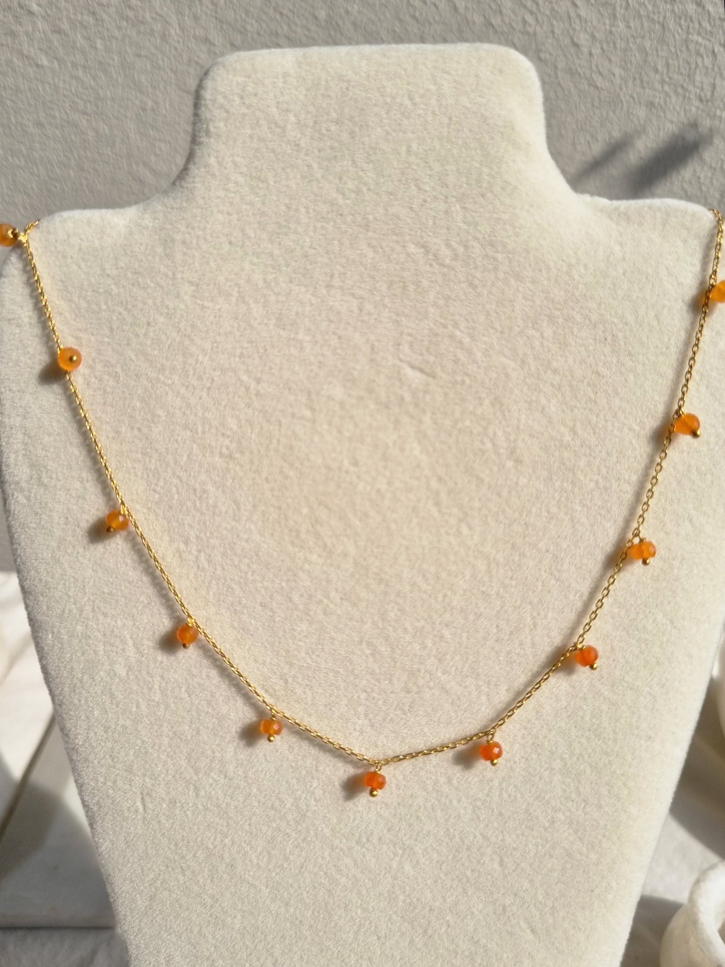 apit - Carnelian Baati Drop choker