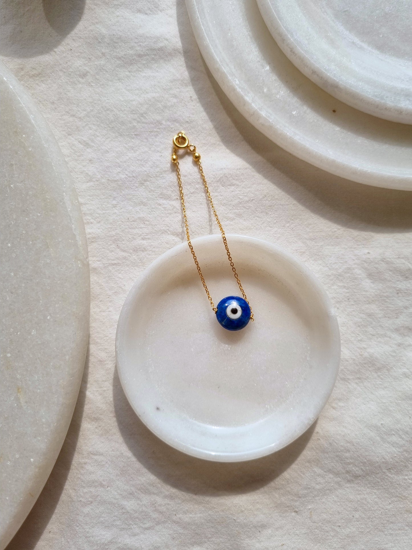 ayena - Lapis Lazuli Evil Eye Bracelet