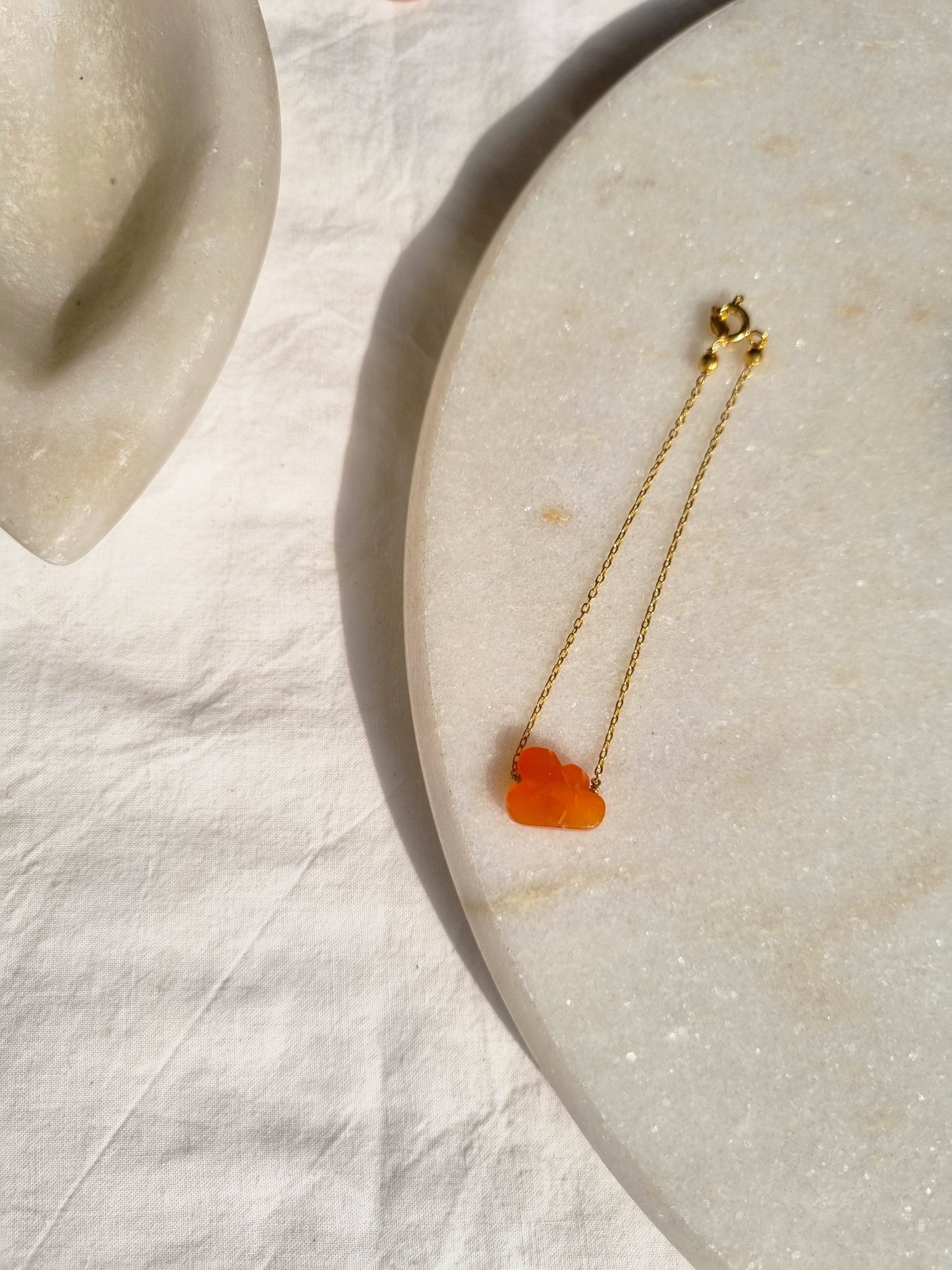 amegh - Carnelian Cloud Bracelet