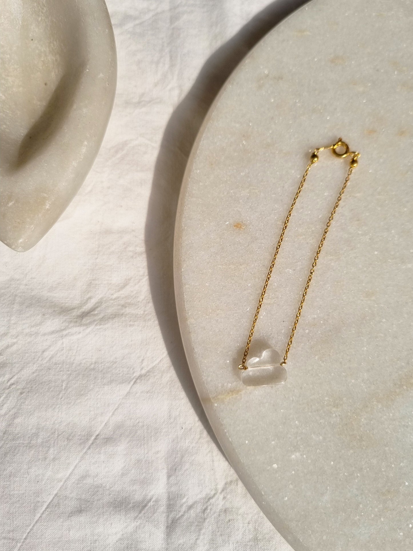amegh - Clear Quartz Cloud Bracelet