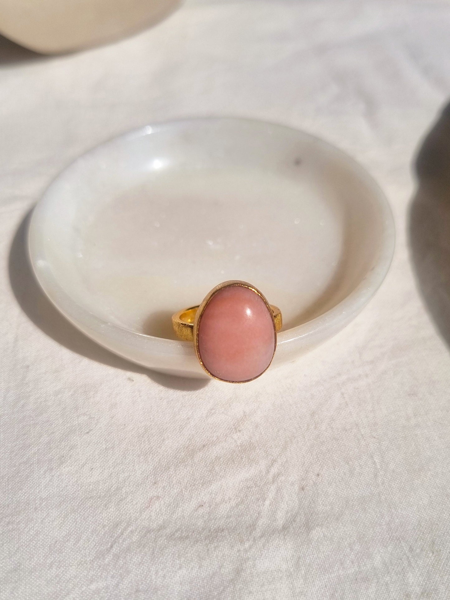 mars - Pink Opal Soul Ring