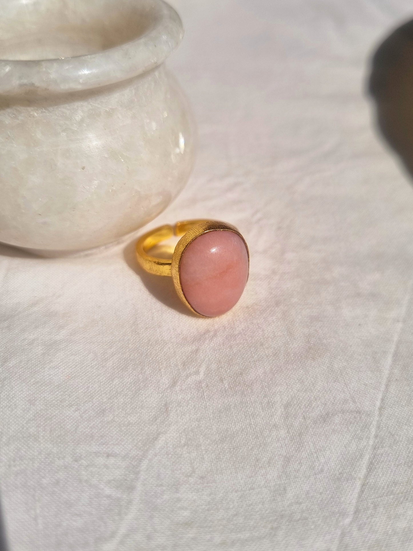 mars - Pink Opal Soul Ring