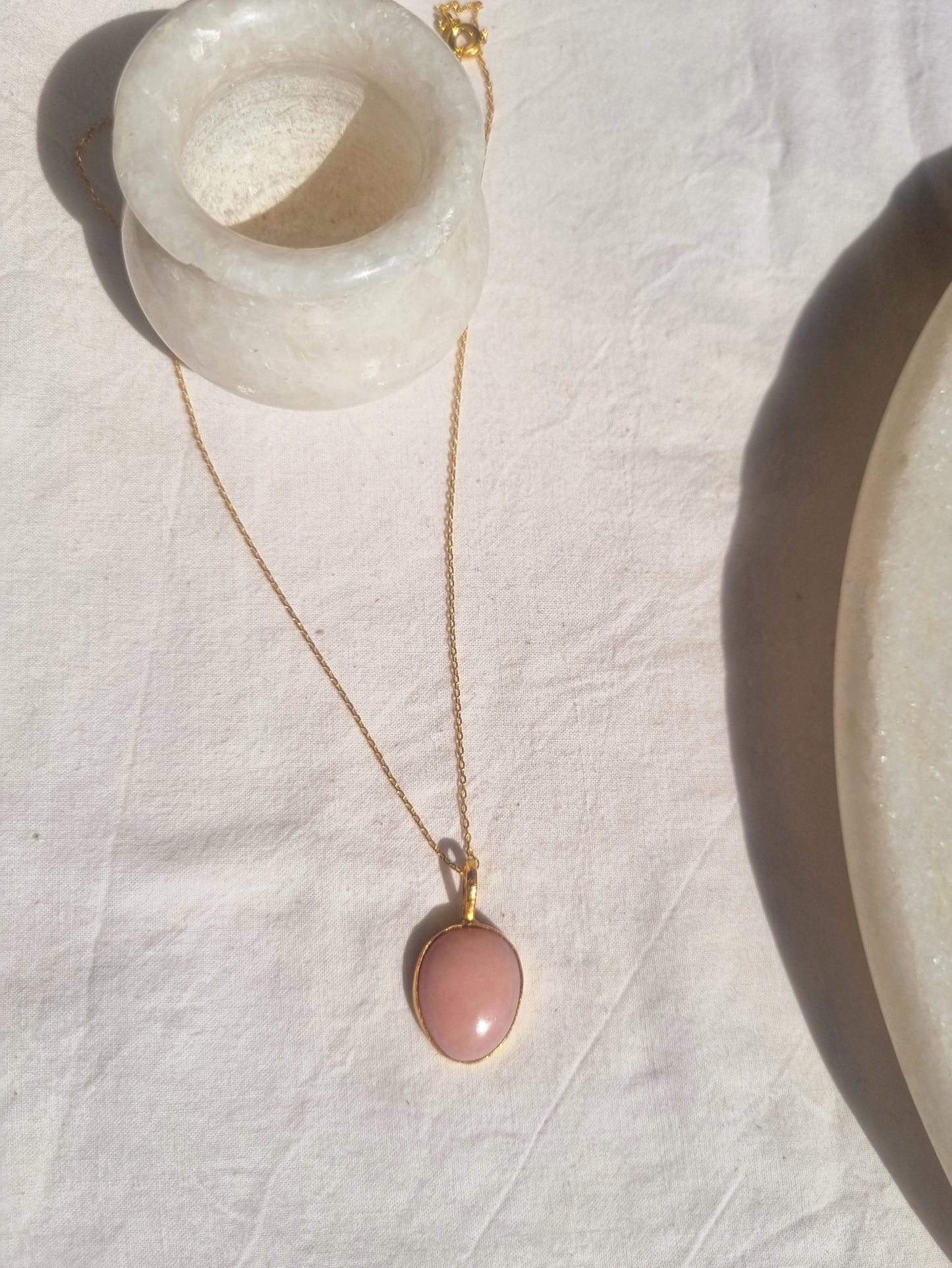abhya - Pink Opal Soul Pendant