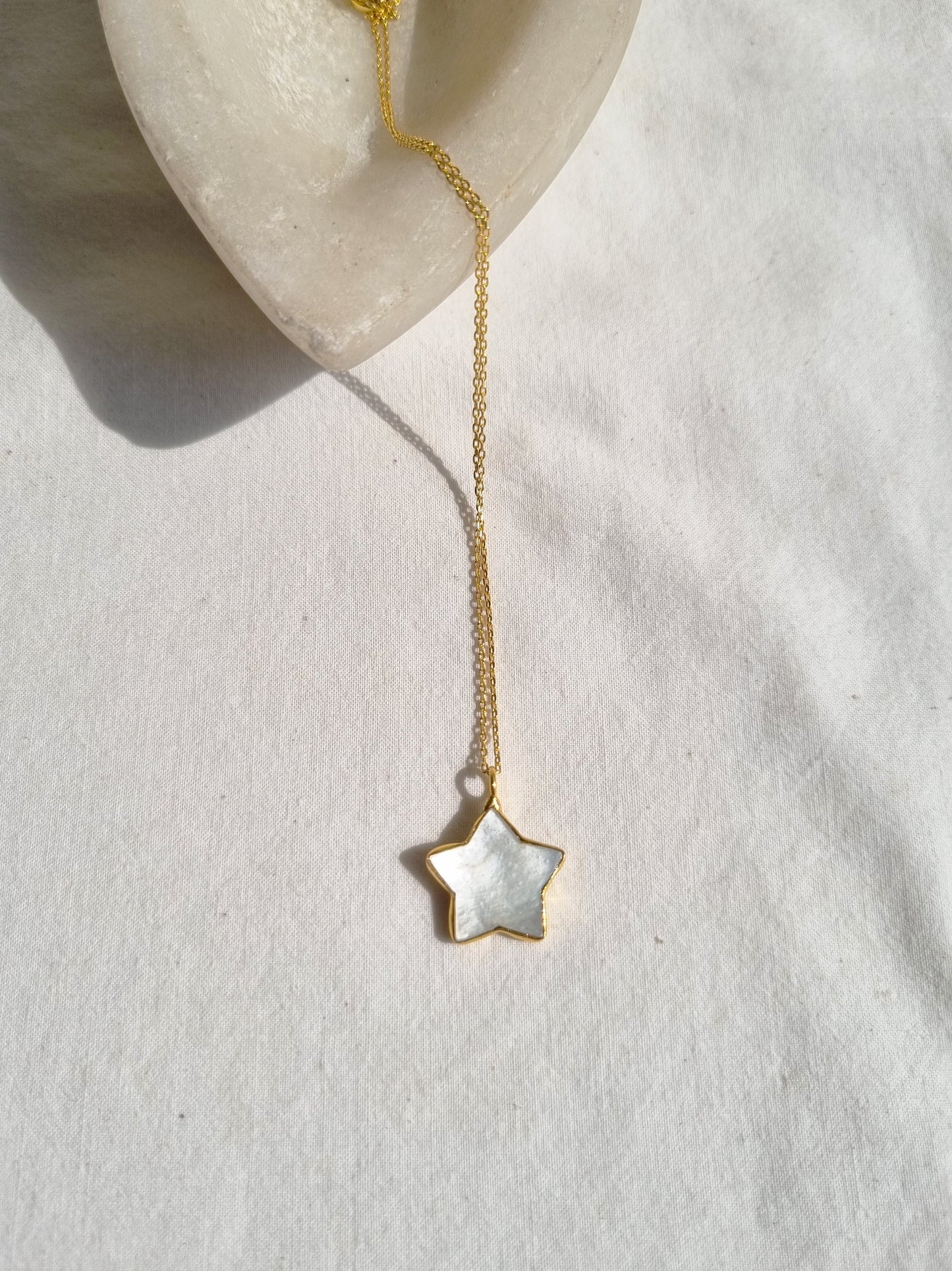 revati- Mother of Pearl Star Pendant