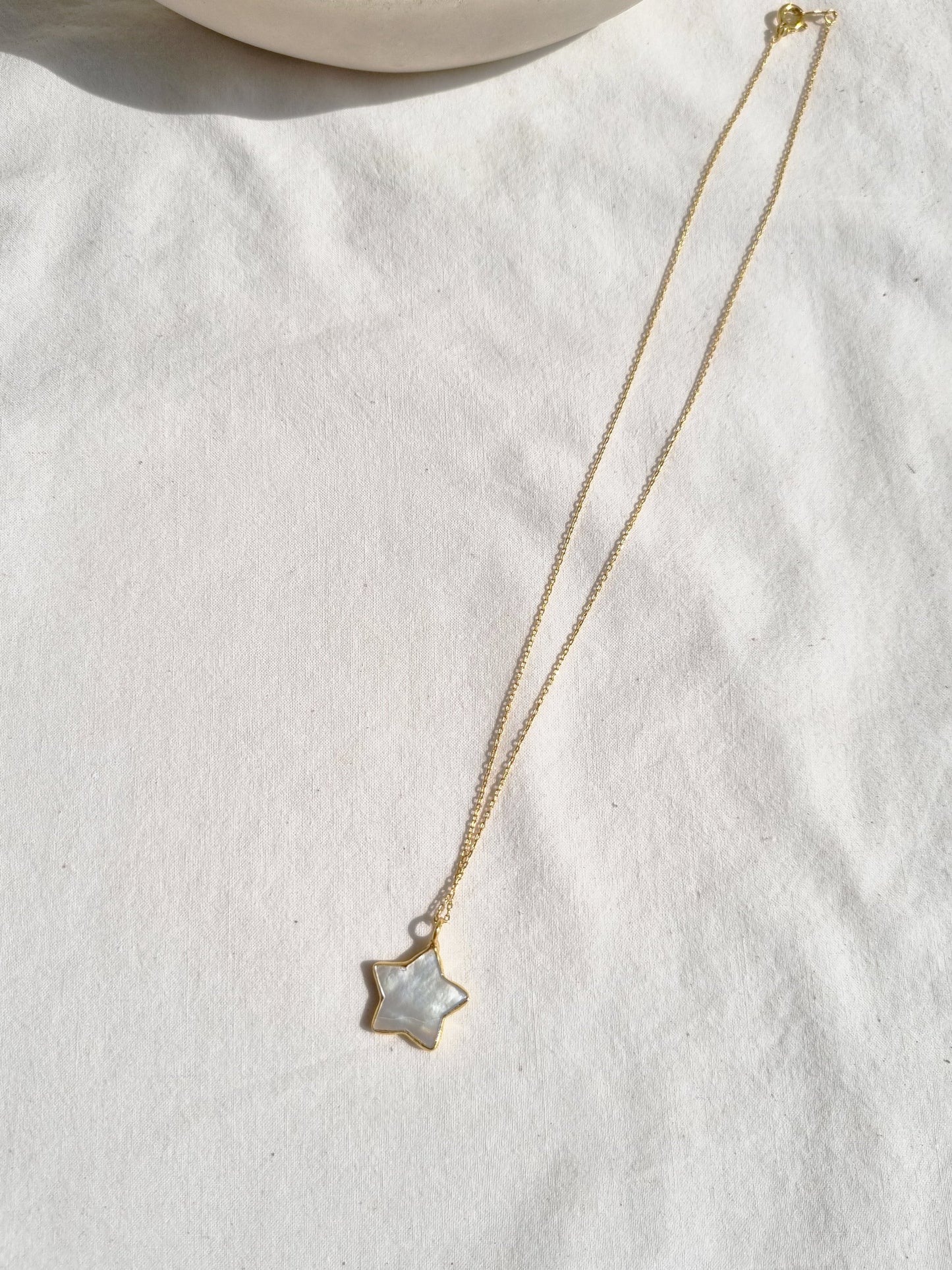 revati- Mother of Pearl Star Pendant