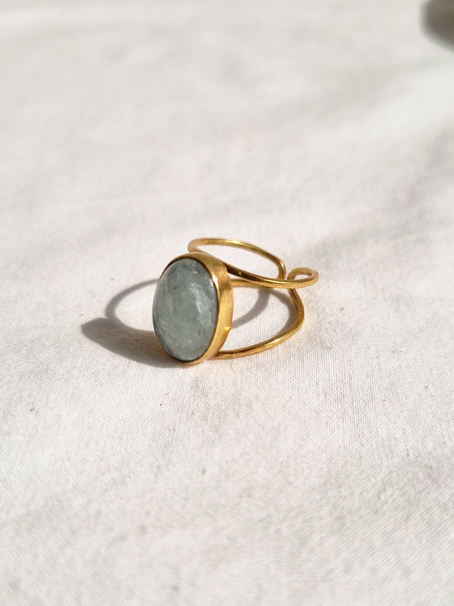 vartha - Aquamarine Olivia Ring
