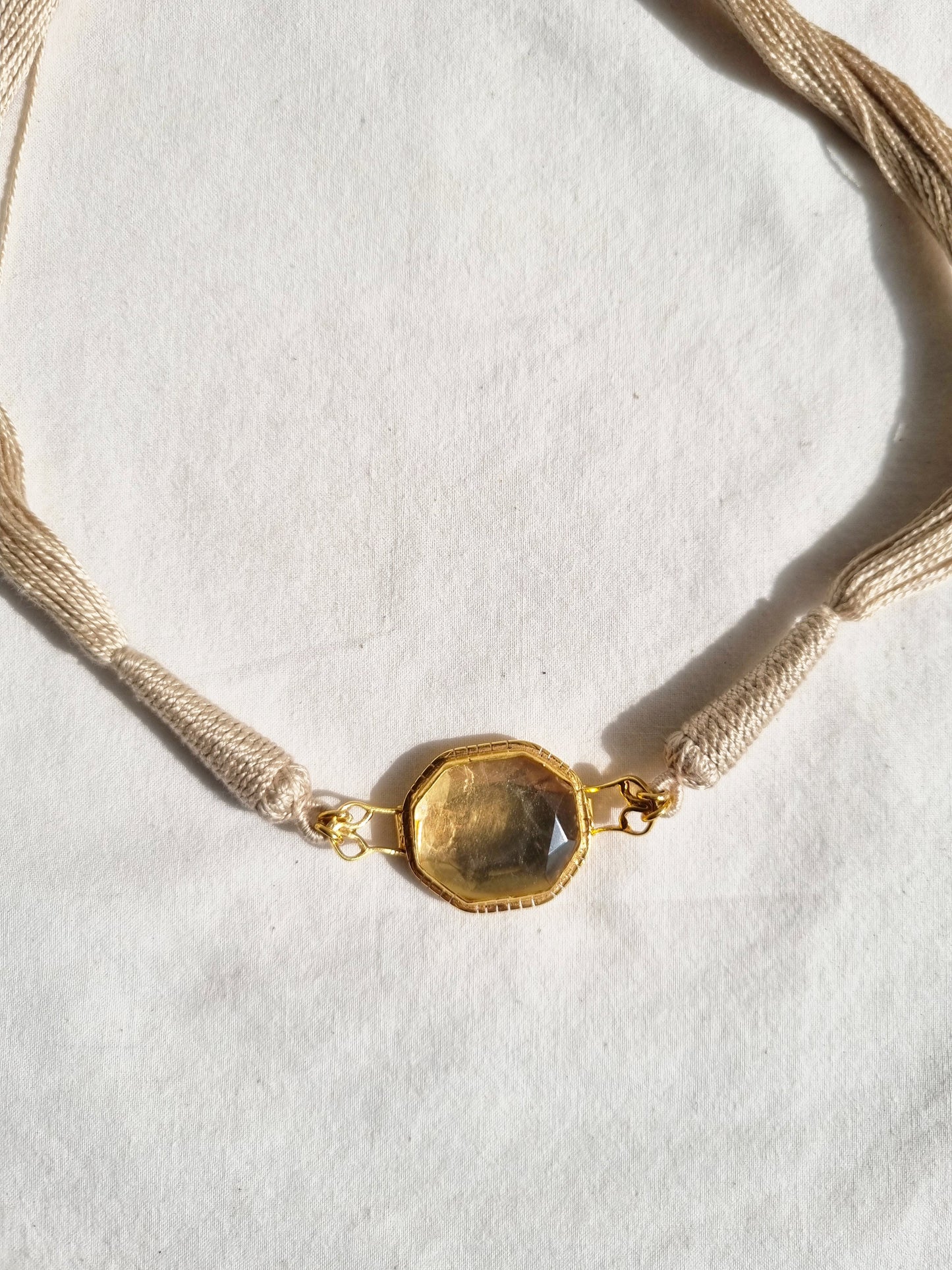 reva - Jasmine's Clear Quartz Choker