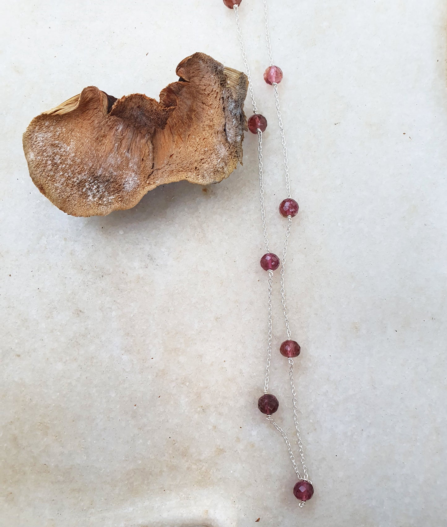 veti - Pink Tourmaline Baati choker
