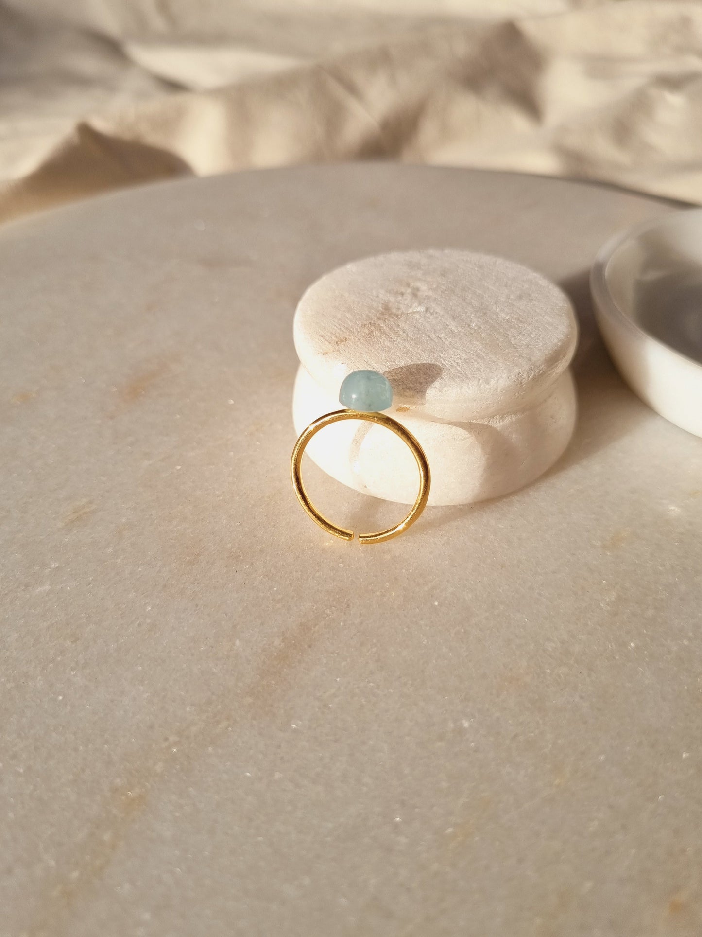 bhumi - Aquamarine Mood Ring