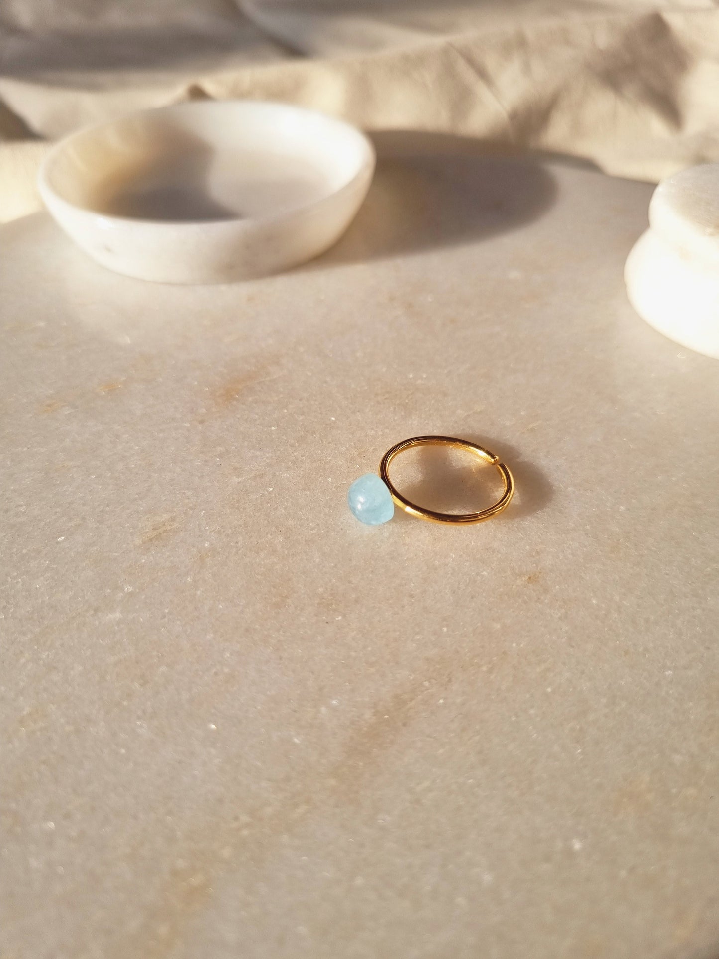 bhumi - Aquamarine Mood Ring