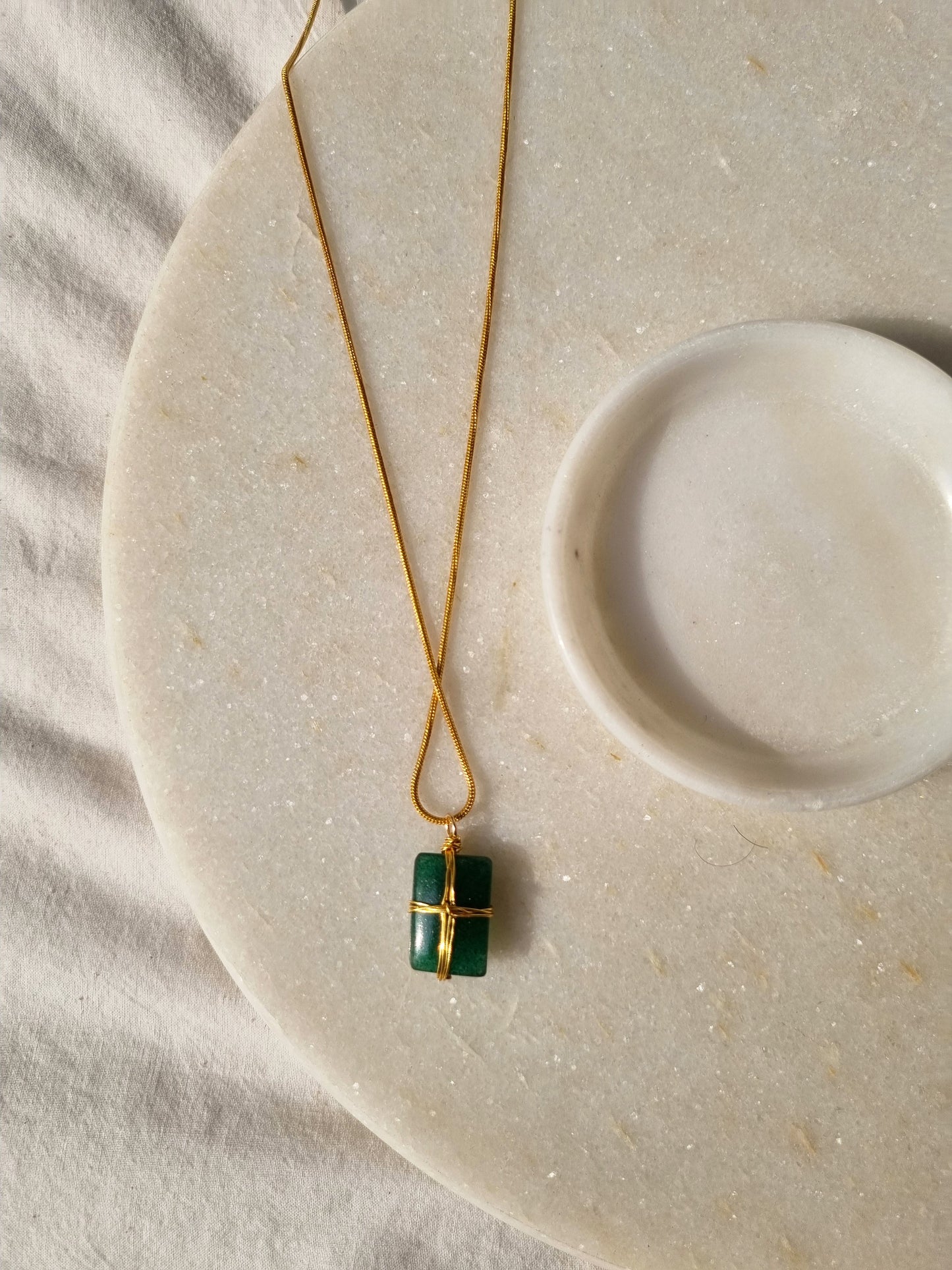 racana - Green Aventurine Men's Pendant