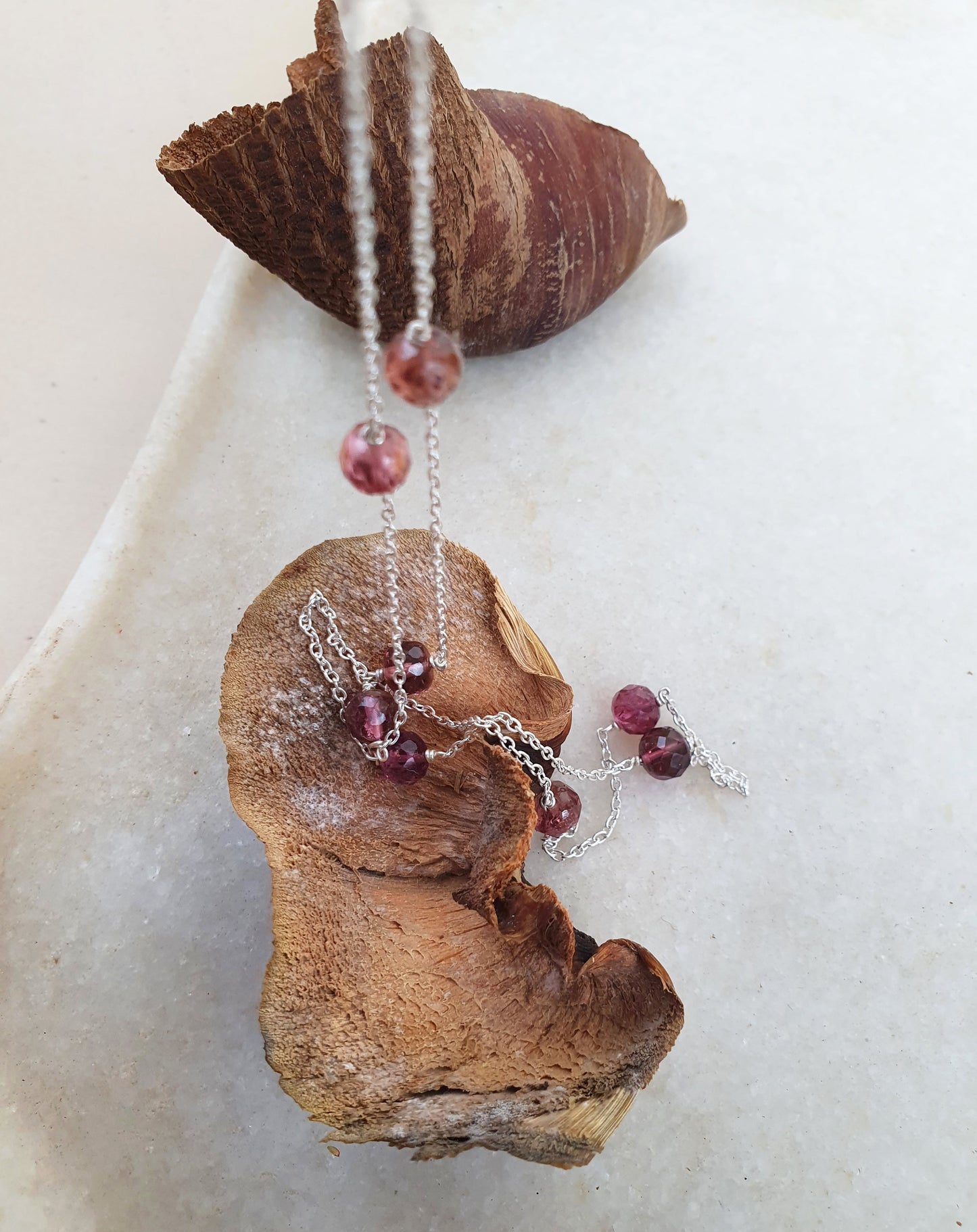 veti - Pink Tourmaline Baati choker