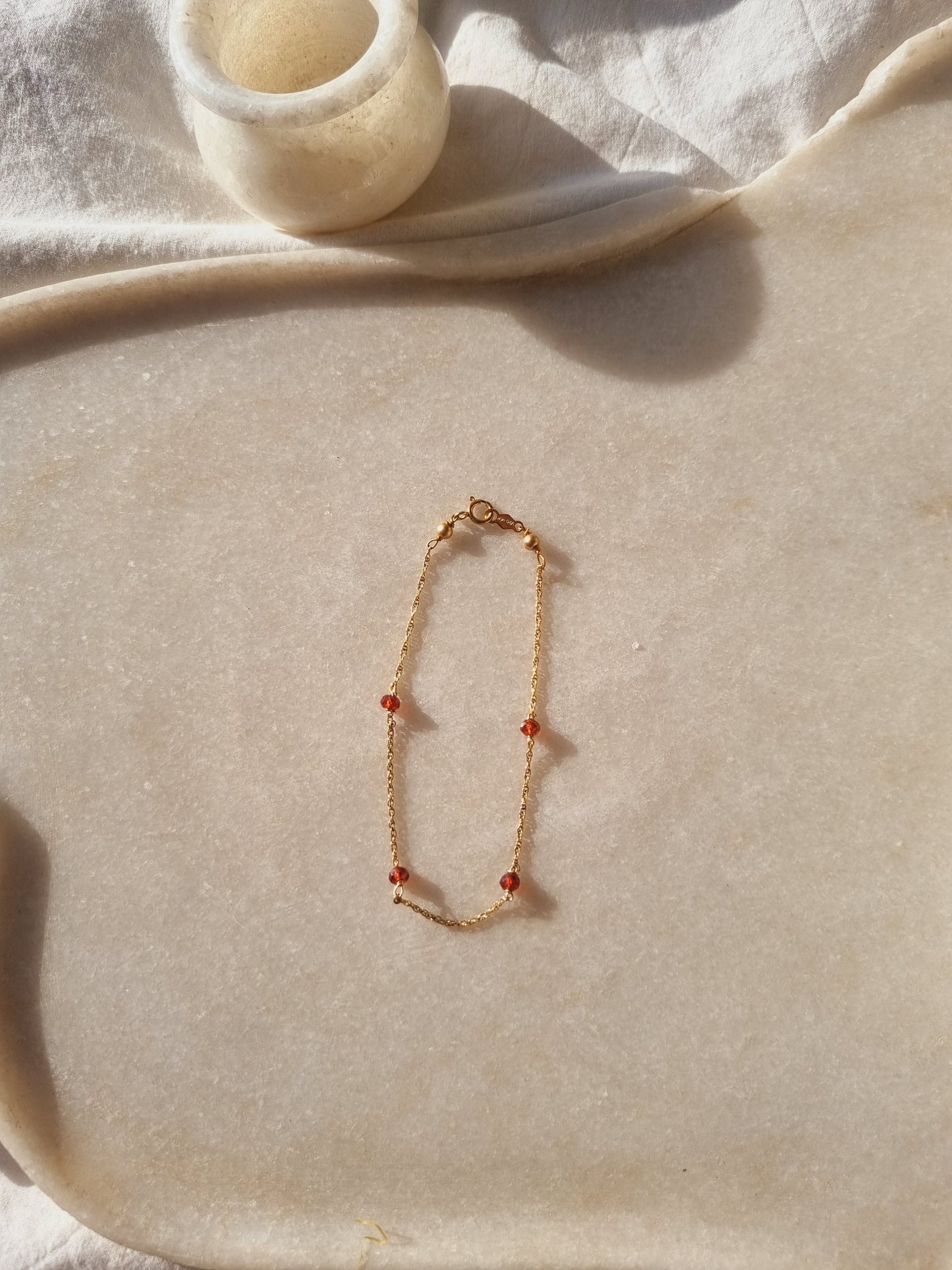 amal - Garnet Baati Bracelet