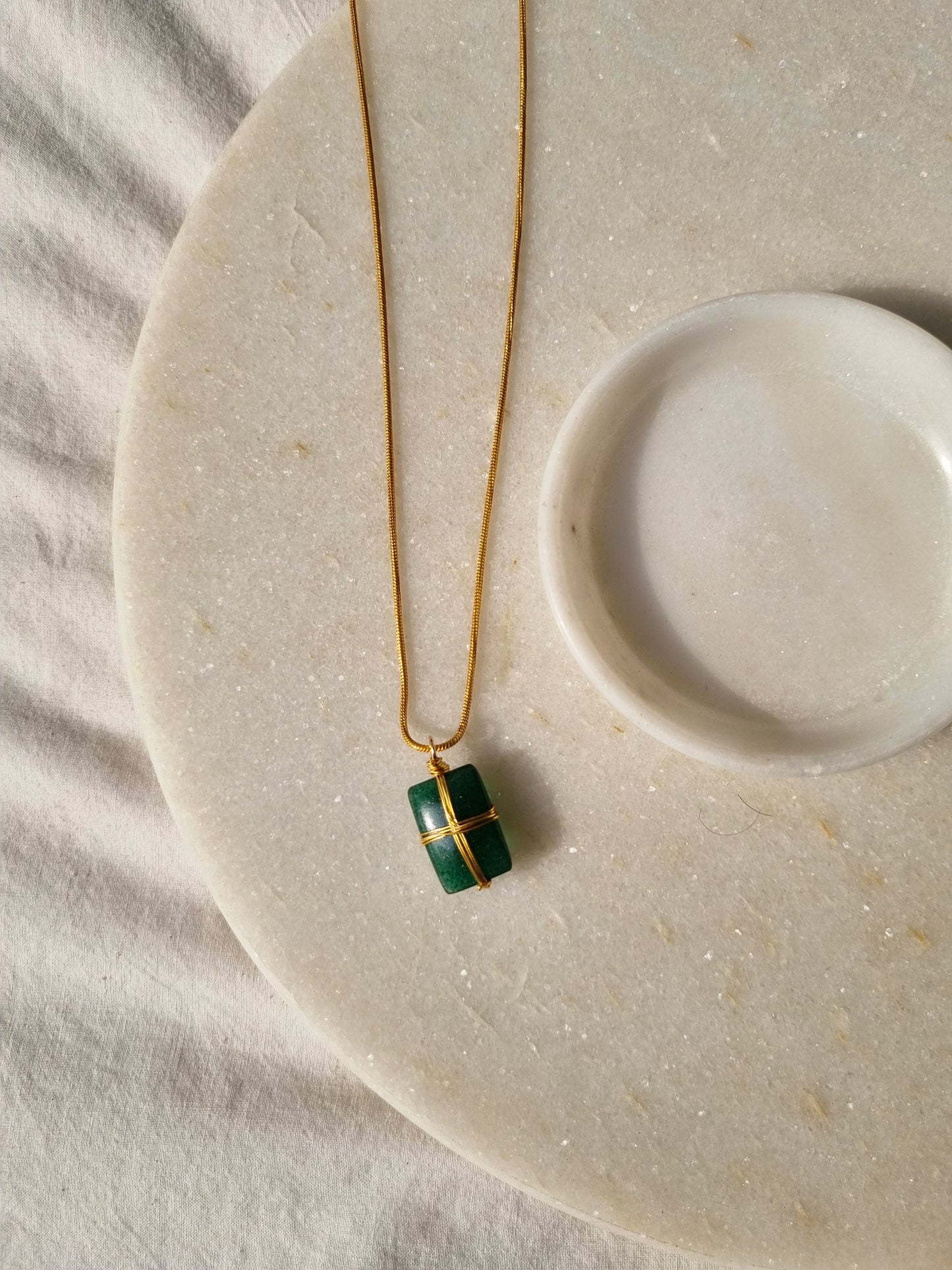 racana - Green Aventurine Men's Pendant