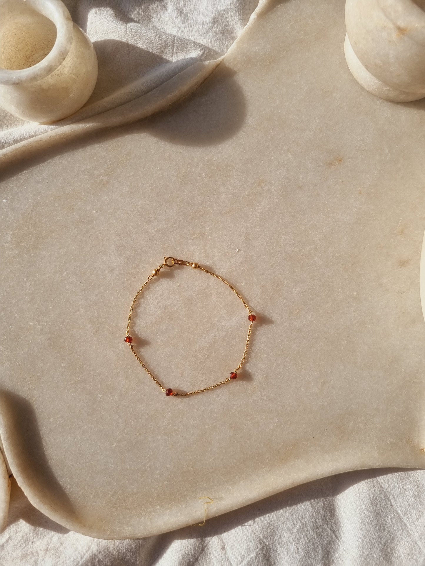 amal - Garnet Baati Bracelet