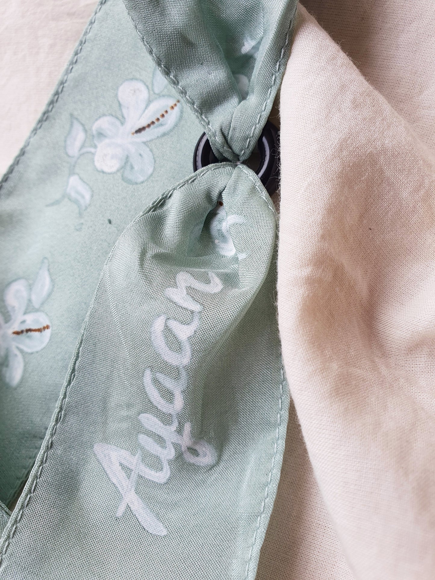 Custom Name on Sage Green Twilly