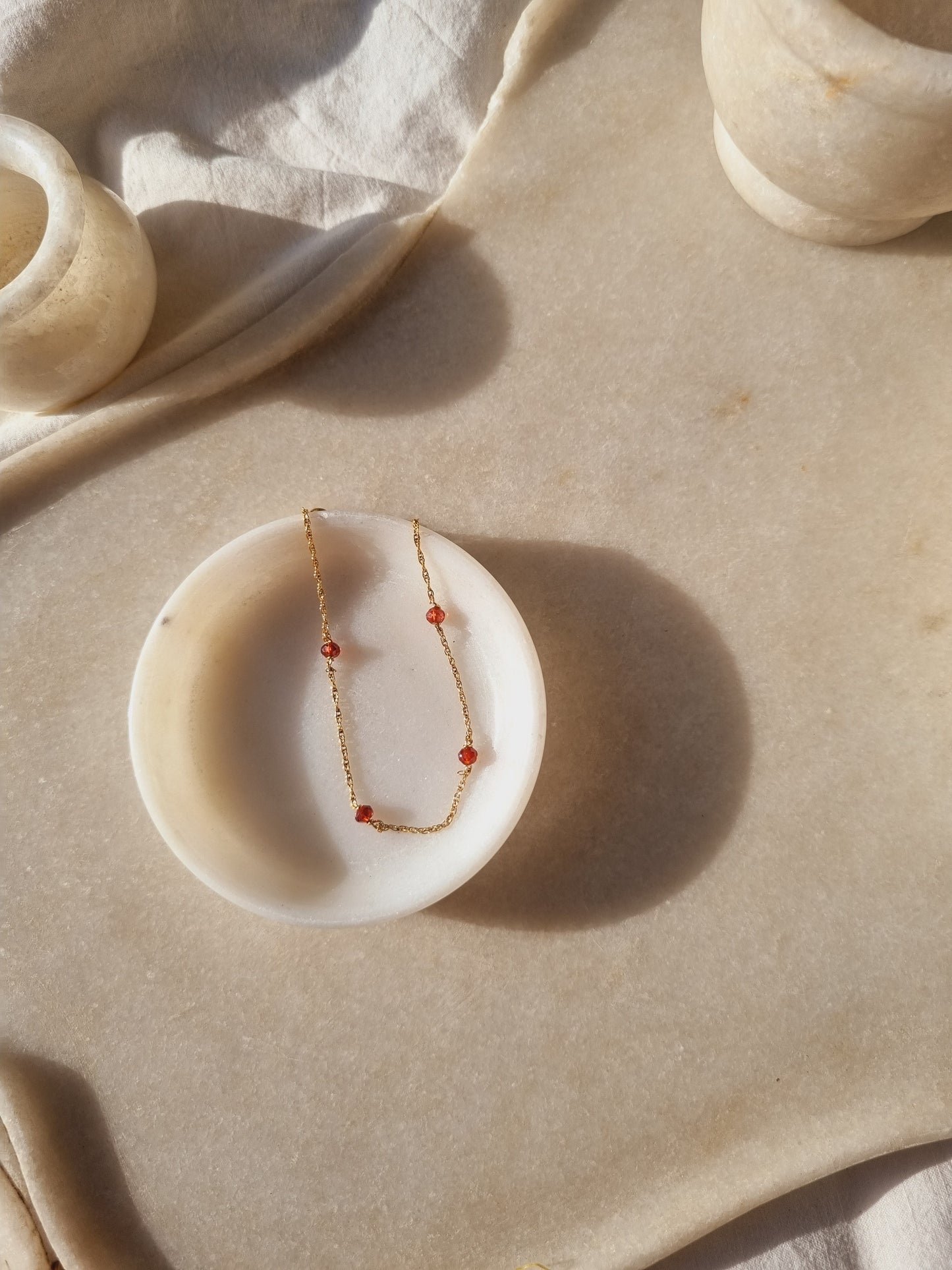 amal - Garnet Baati Bracelet