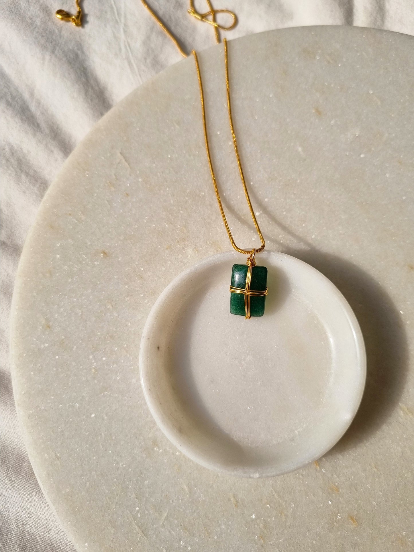 racana - Green Aventurine Men's Pendant