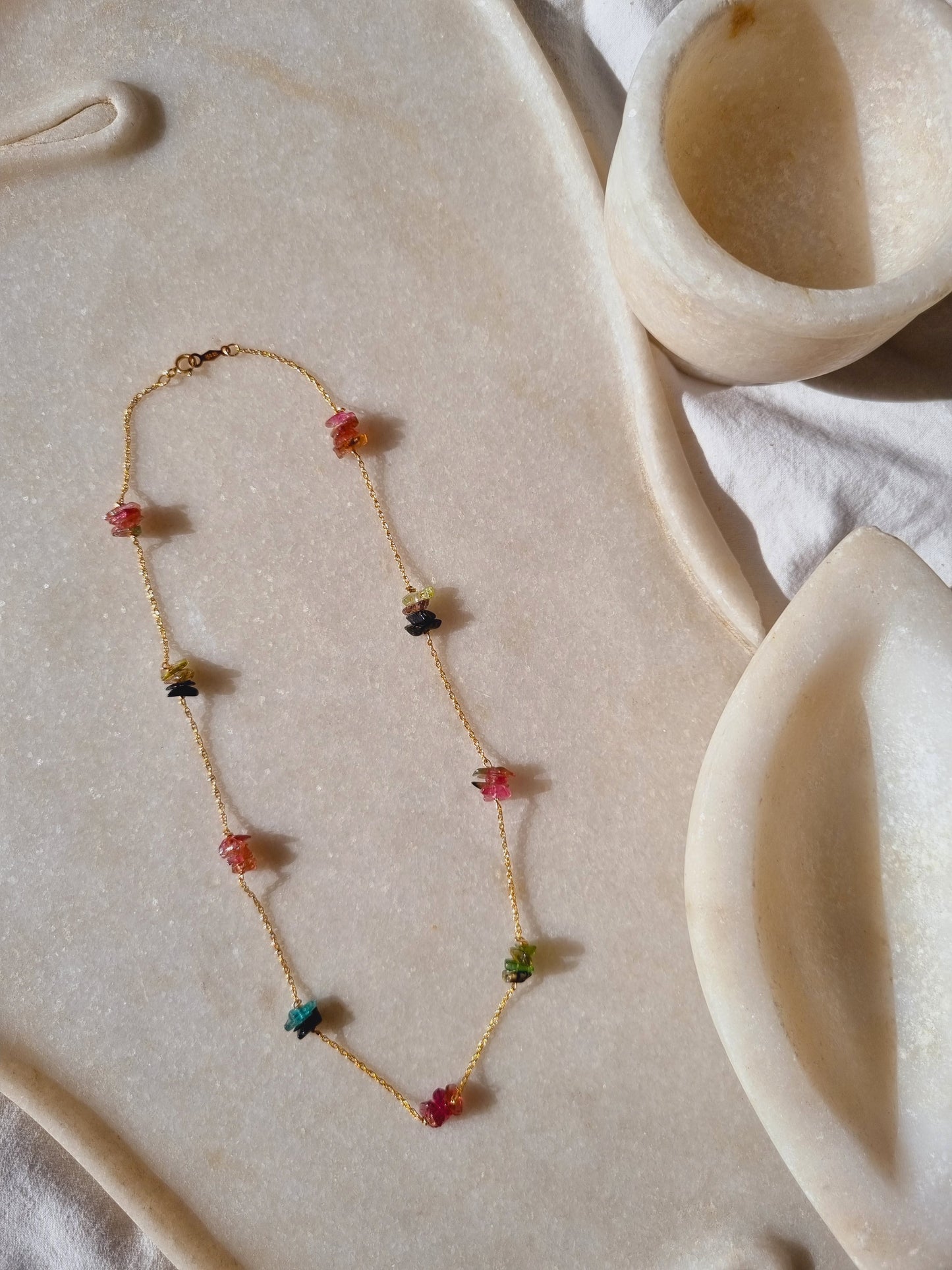 iyet - Tourmaline uncut choker