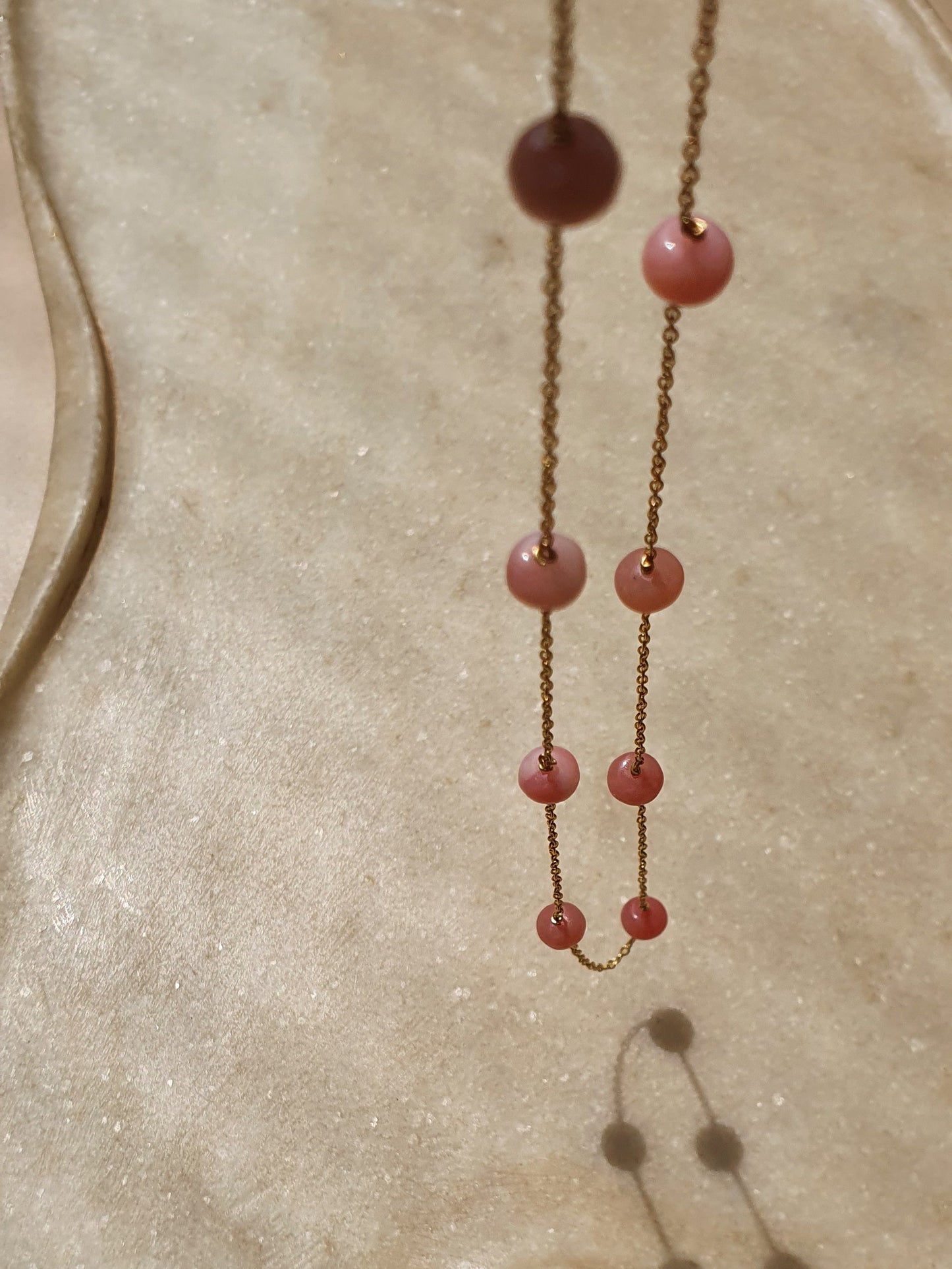 veti - Pink Opal Baati Choker