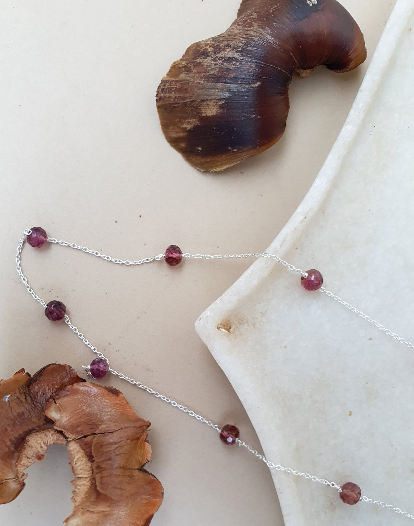veti - Pink Tourmaline Baati choker