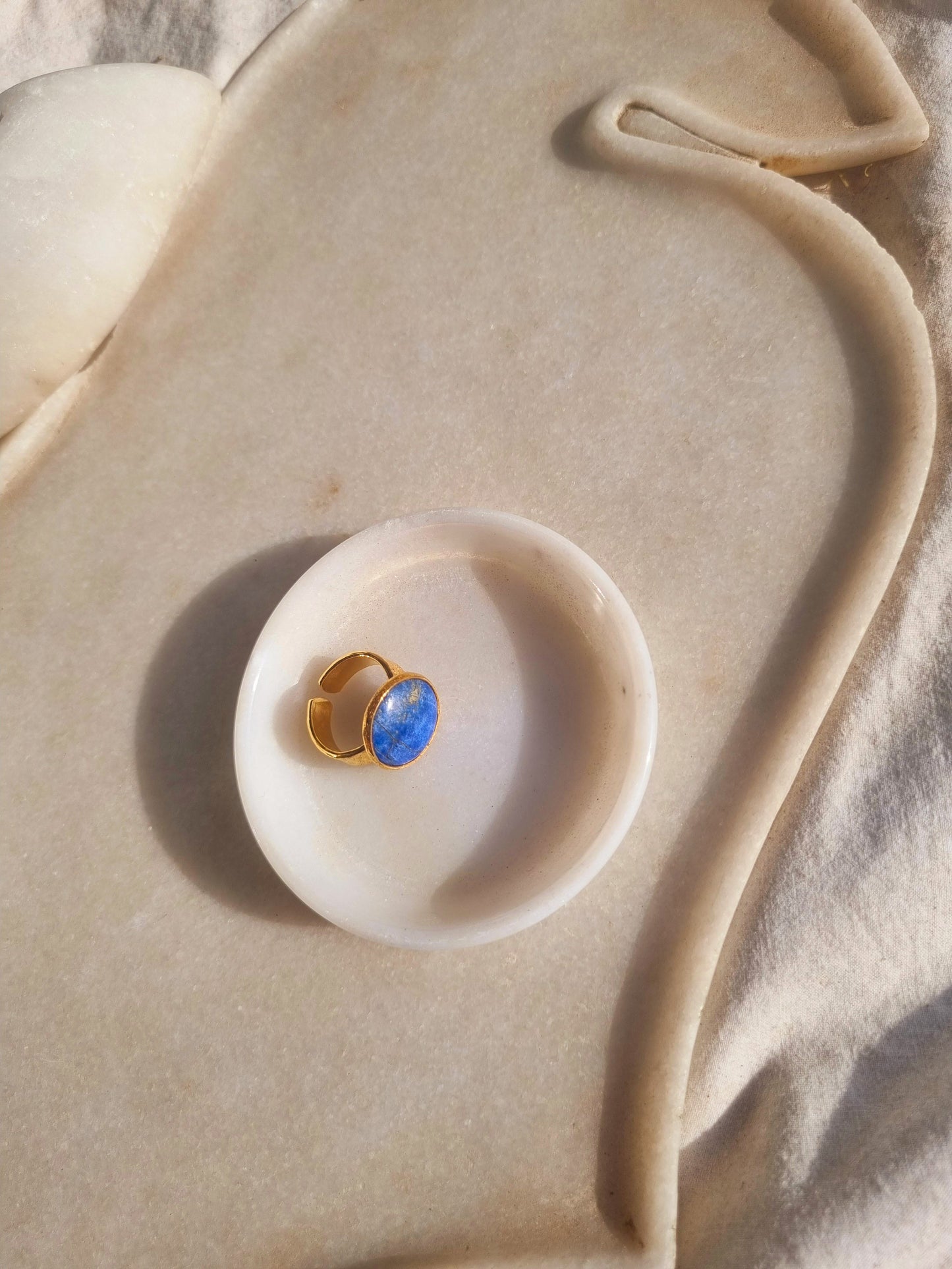 saani - Lapis Lazuli Saturn Ring