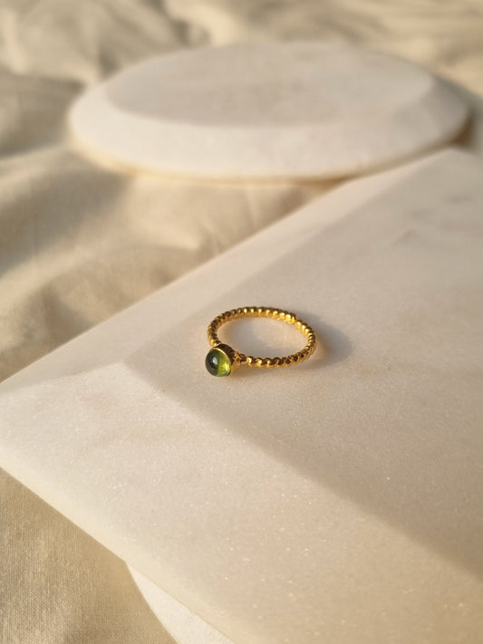 sukra - Peridot Venus Ring