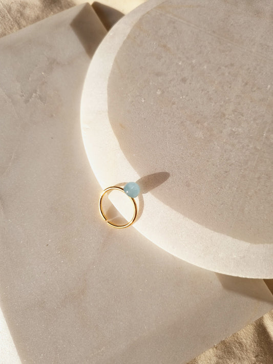 bhumi - Aquamarine Mood Ring