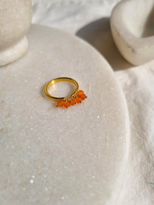 yama ring - Carnelian