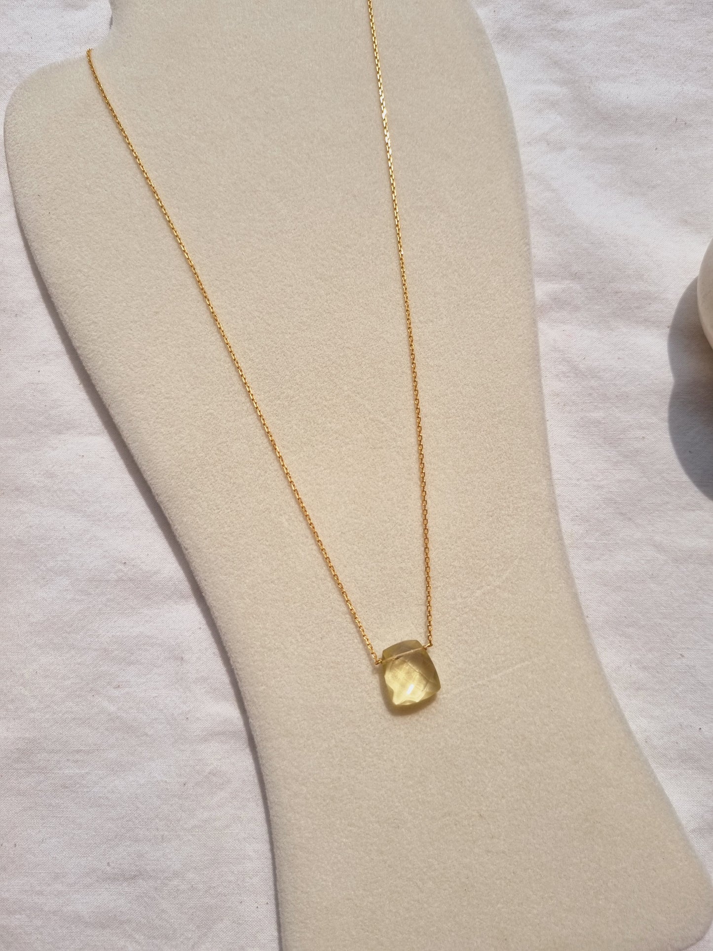 helix - Lemon Quartz Pendant