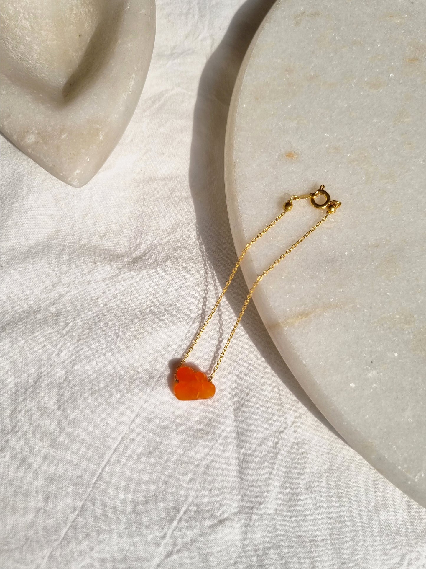 amegh - Carnelian Cloud Bracelet