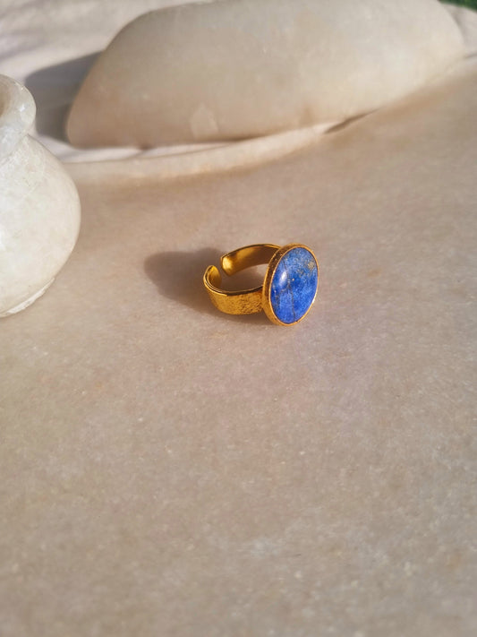 saani - Lapis Lazuli Saturn Ring